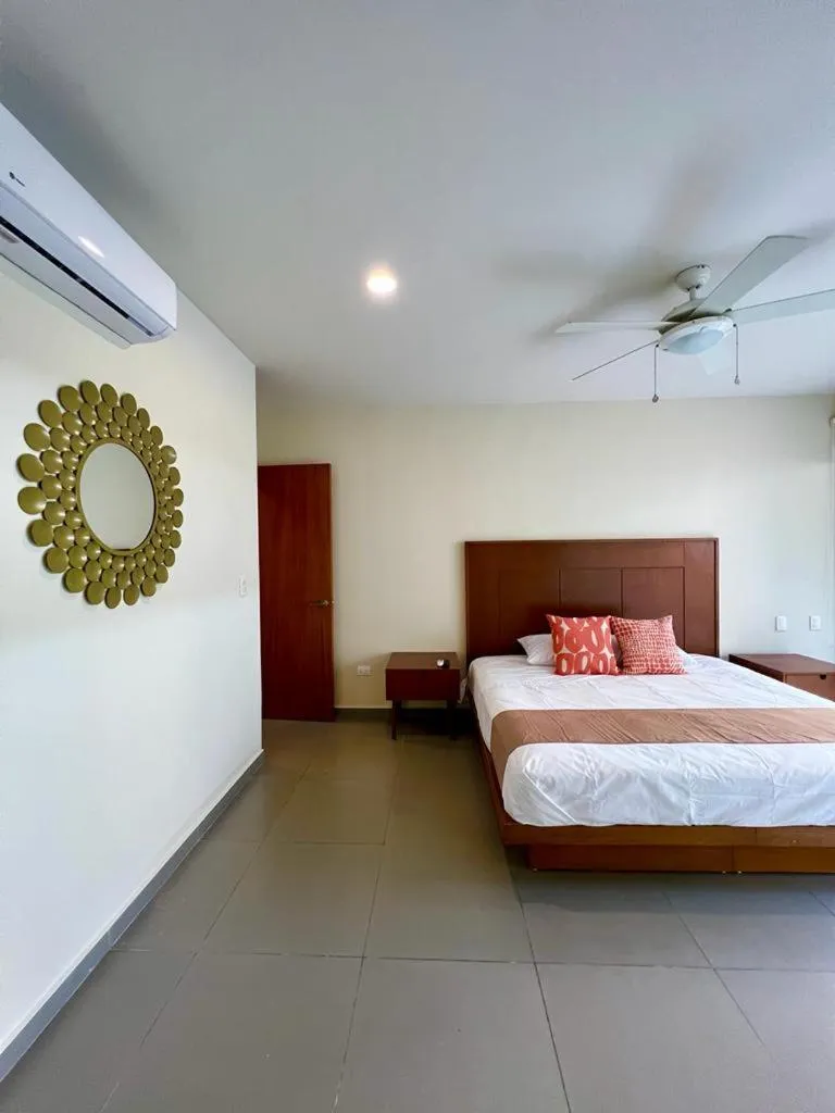 Bed in Lujoso departamento en el corazón de Playa