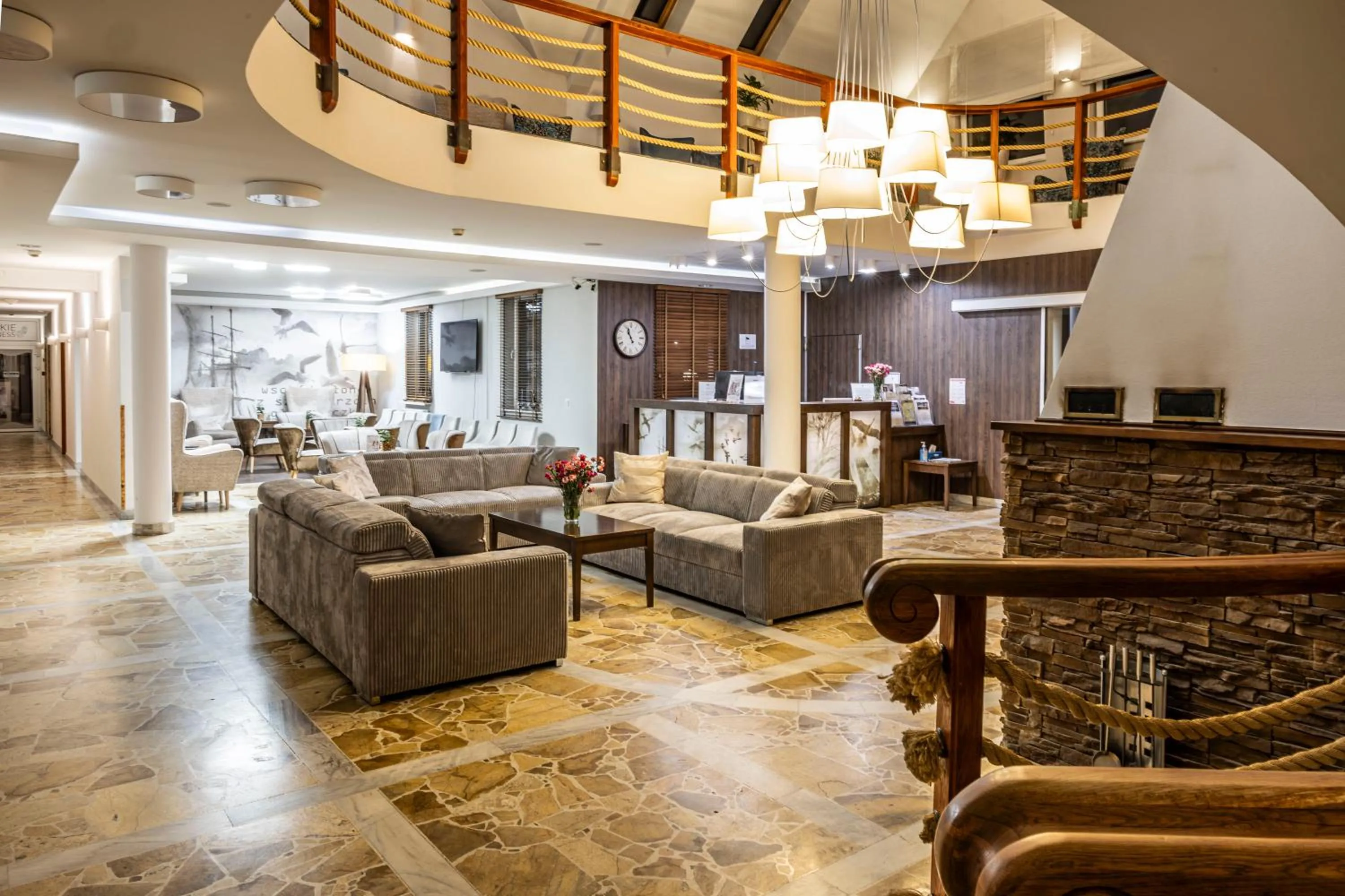 Lobby or reception in Hotel Masuria