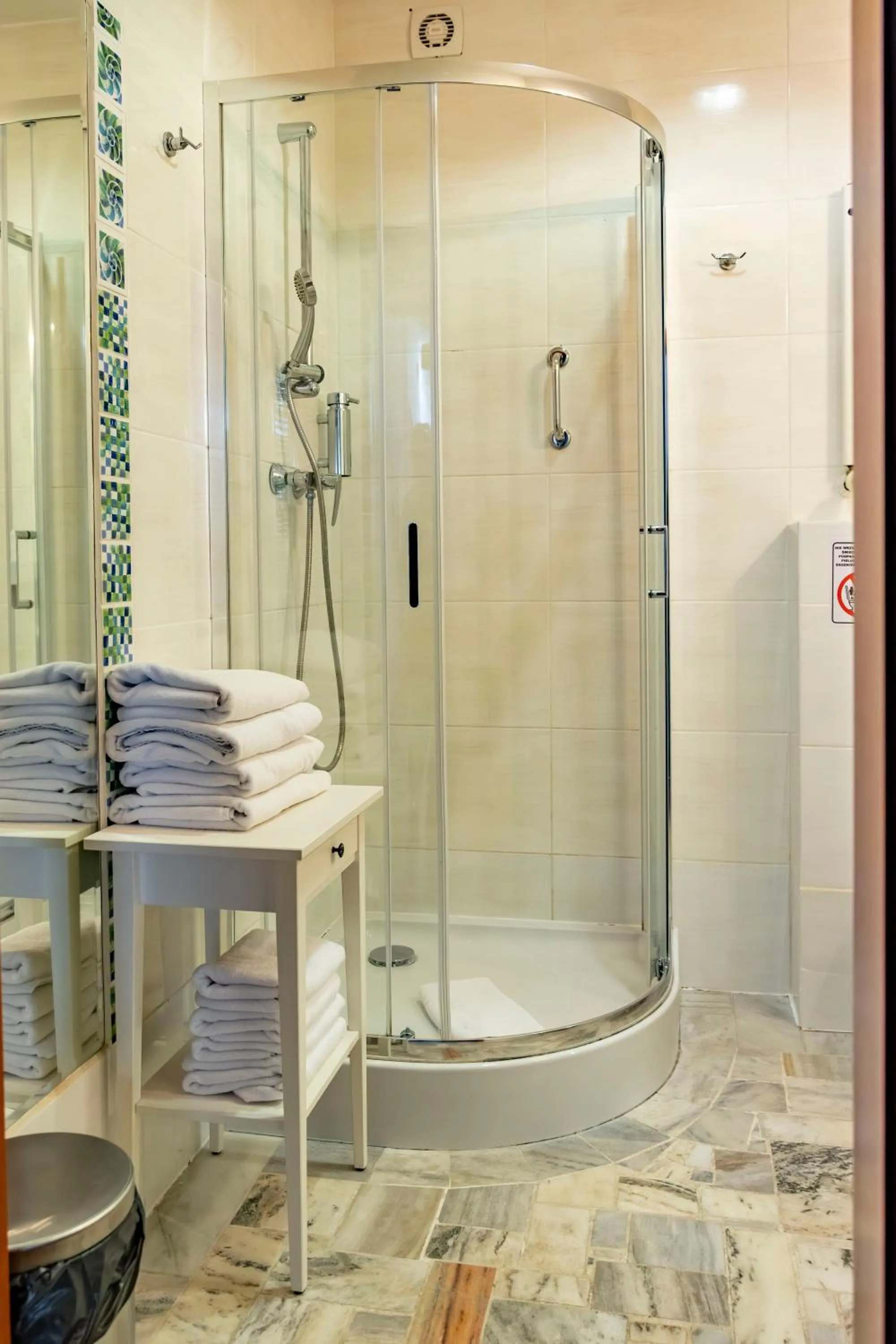 Shower in Hotel Masuria