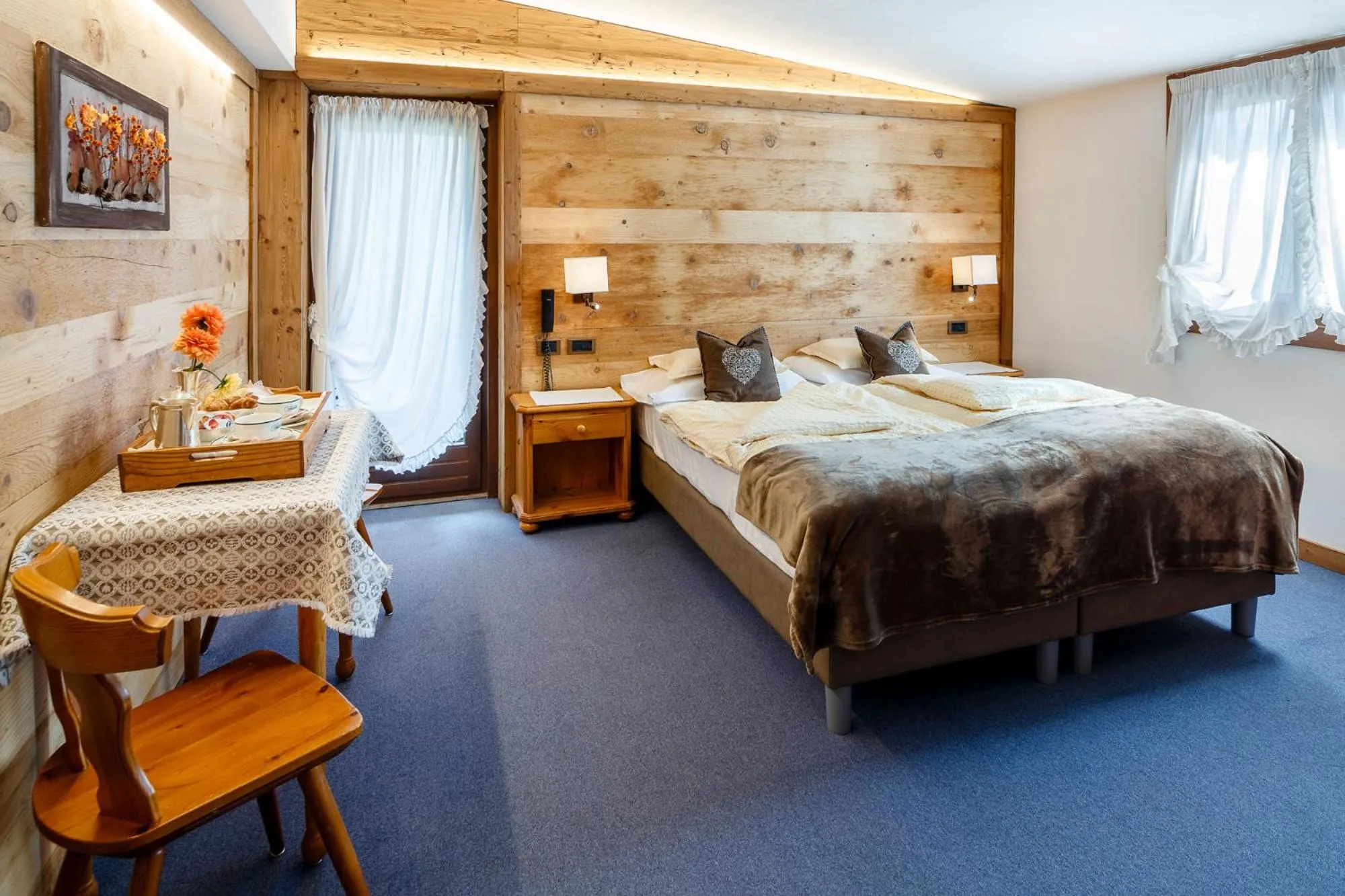 Bed in Hotel Menardi