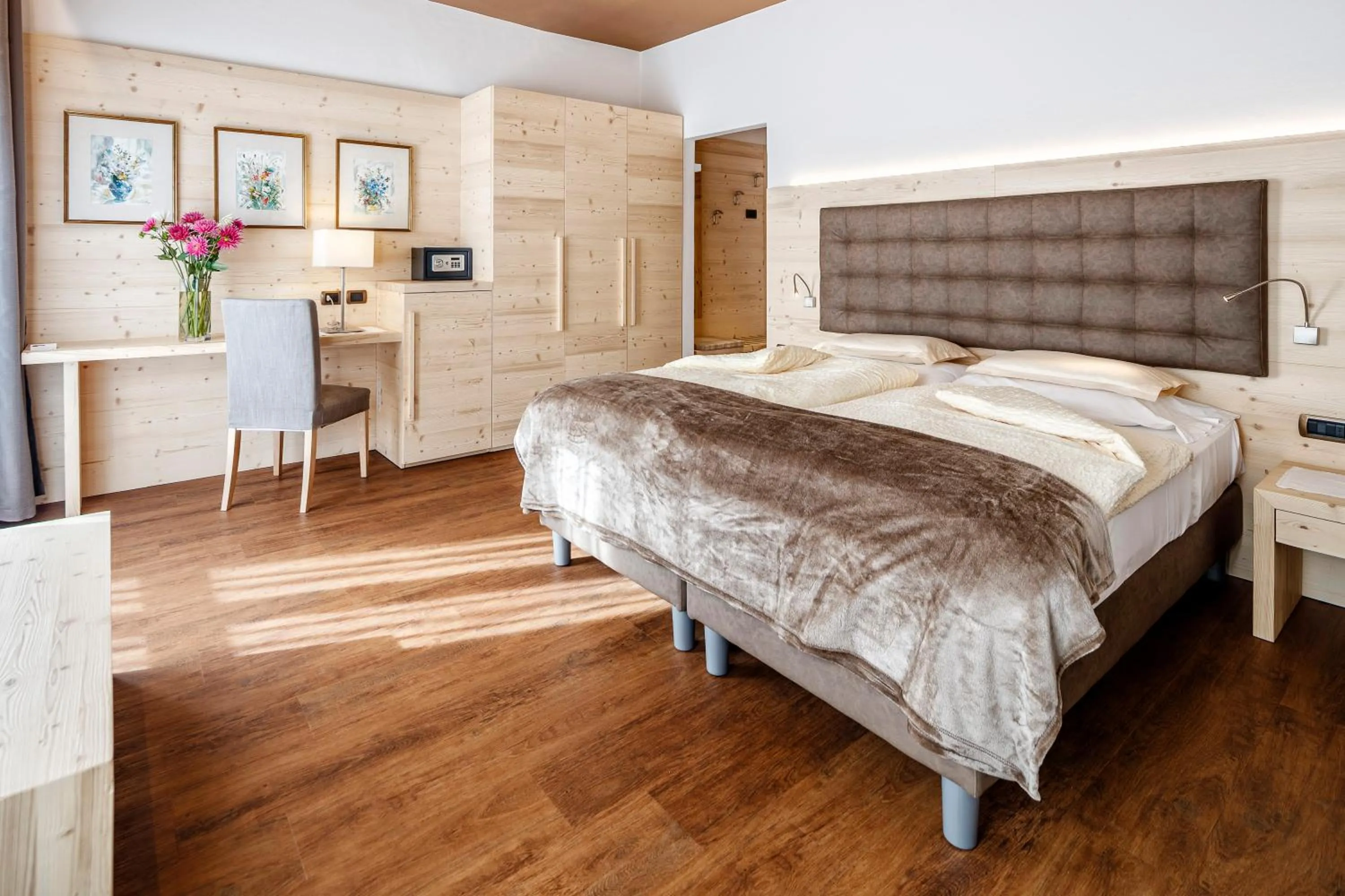 Bed in Hotel Menardi