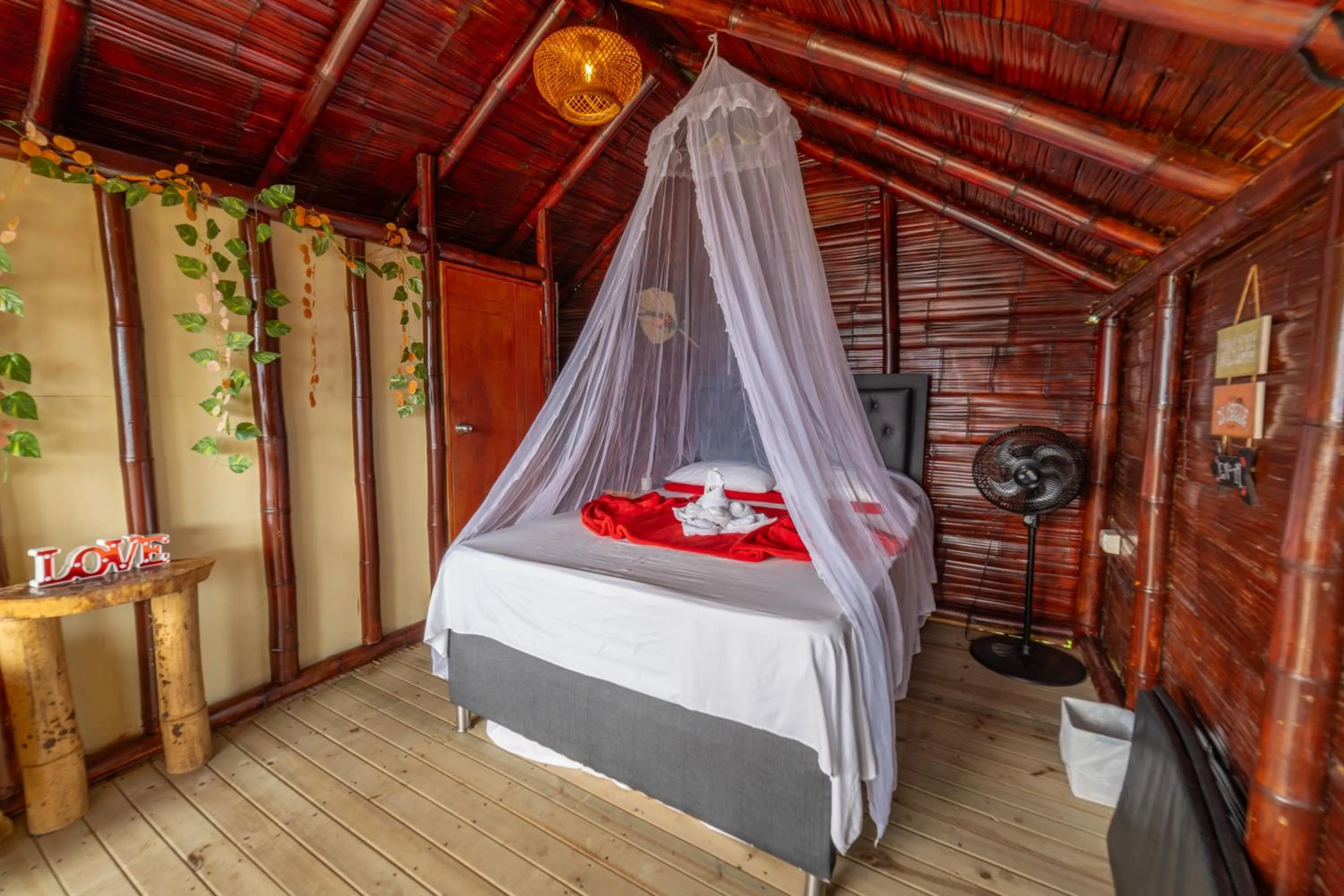 Bedroom, Bed in Glamping Mirador Santa Fe-Sopetran