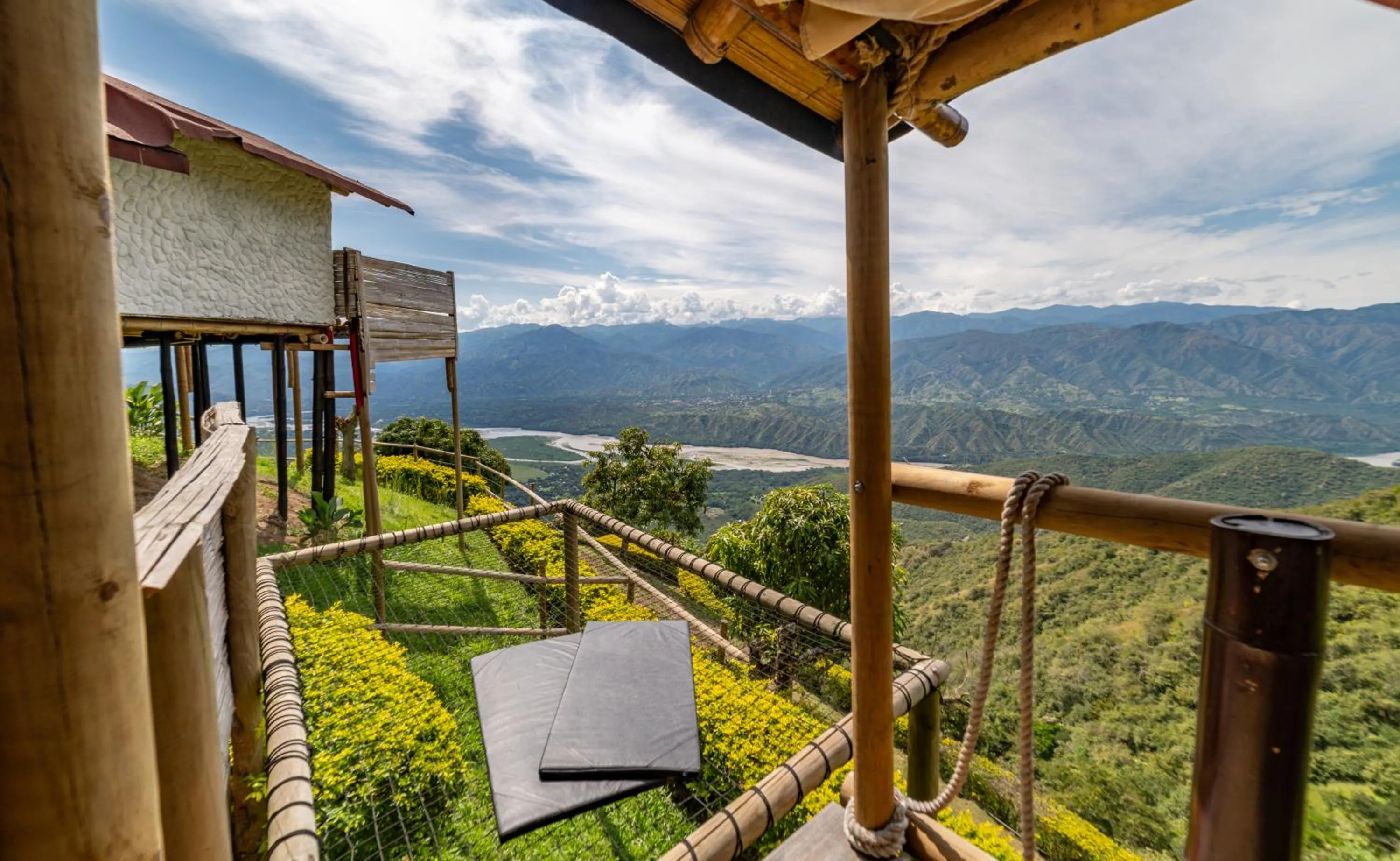 River view in Glamping Mirador Santa Fe-Sopetran