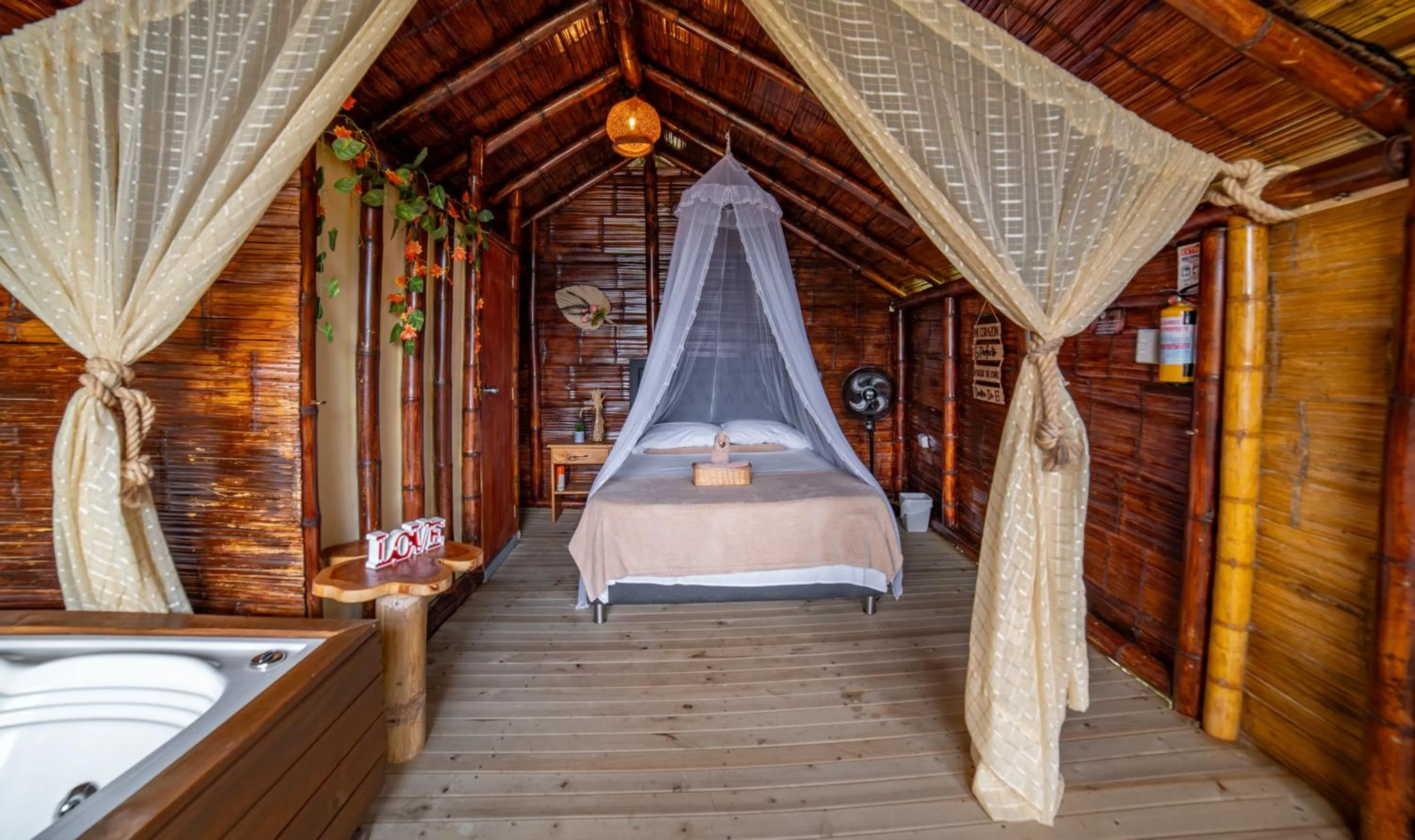 Bedroom, Bed in Glamping Mirador Santa Fe-Sopetran