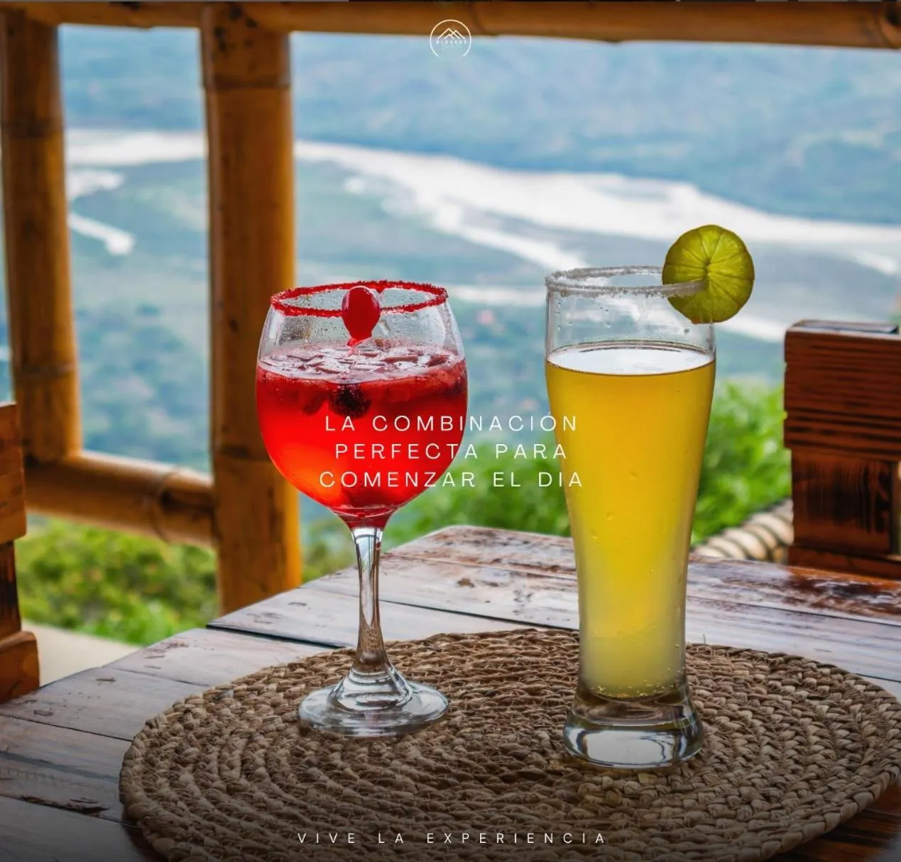Drinks in Glamping Mirador Santa Fe-Sopetran