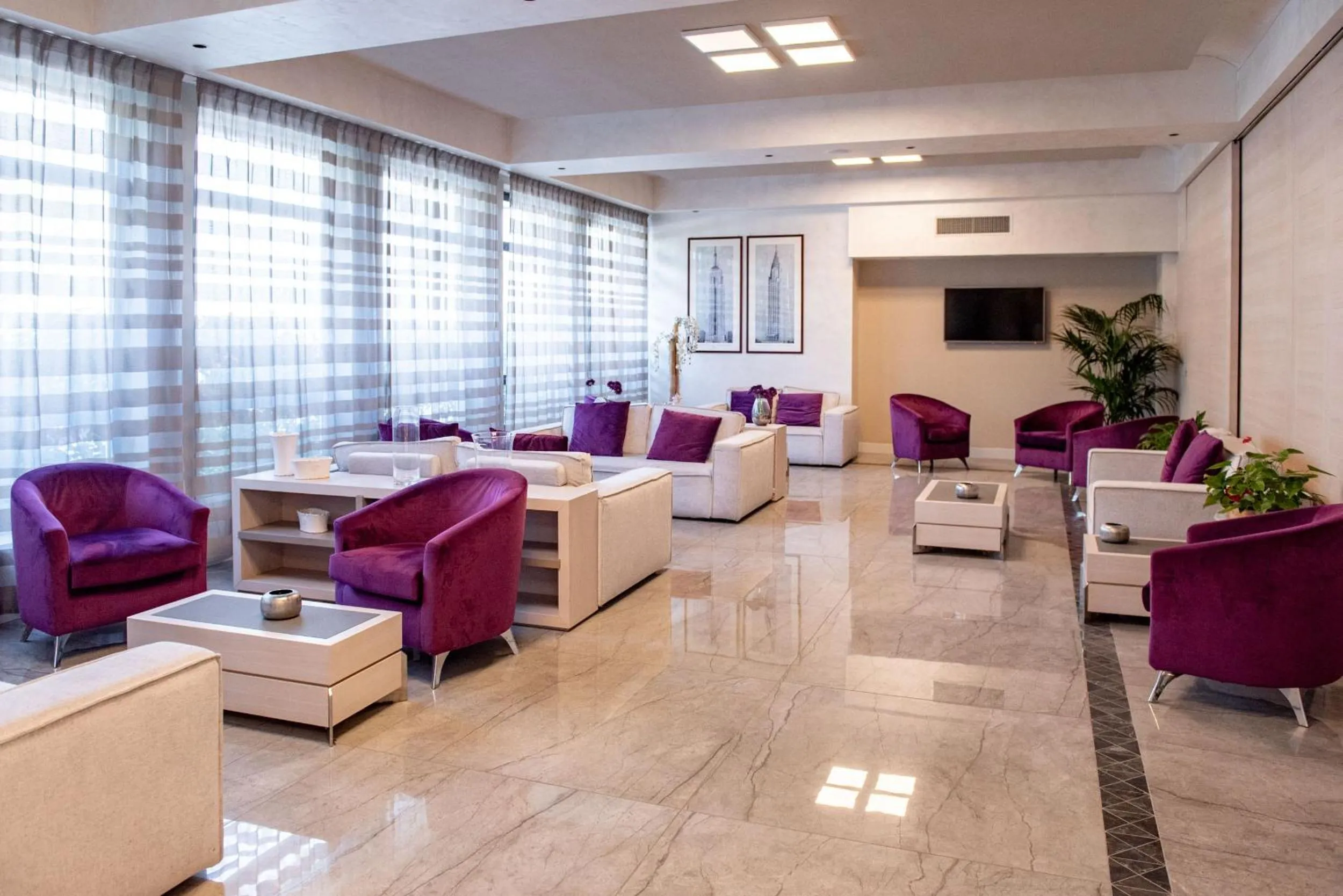 Lobby or reception in Hotel Olimpia