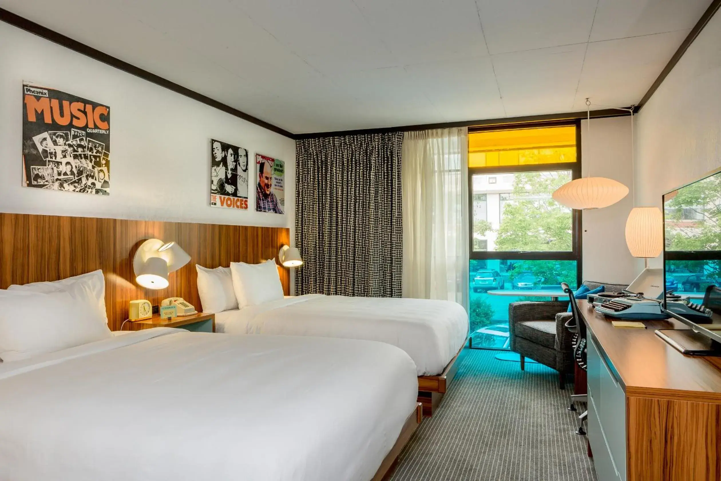 Queen Room with Two Queen Beds in The Verb Hotel Queen Room with Two Queen Beds in The Verb Hotel