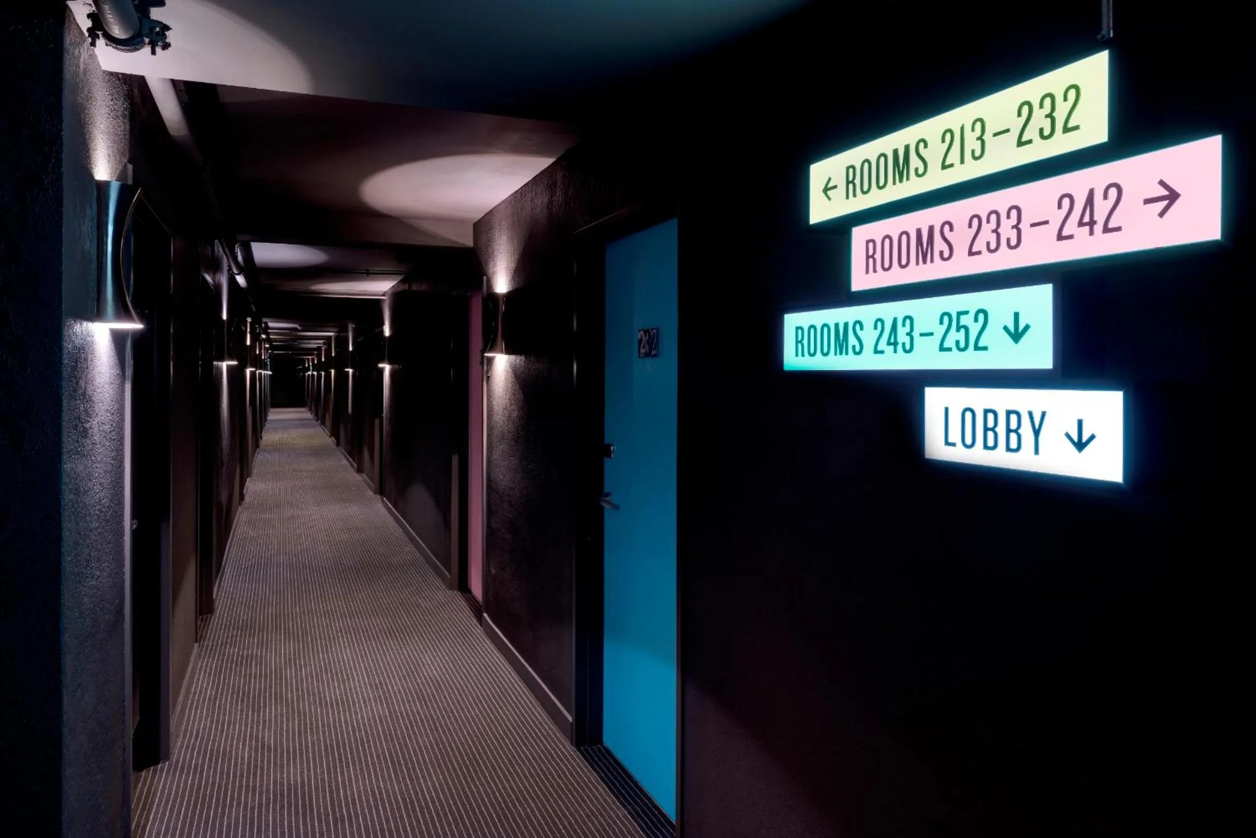 Decorative detail in The Verb Hotel