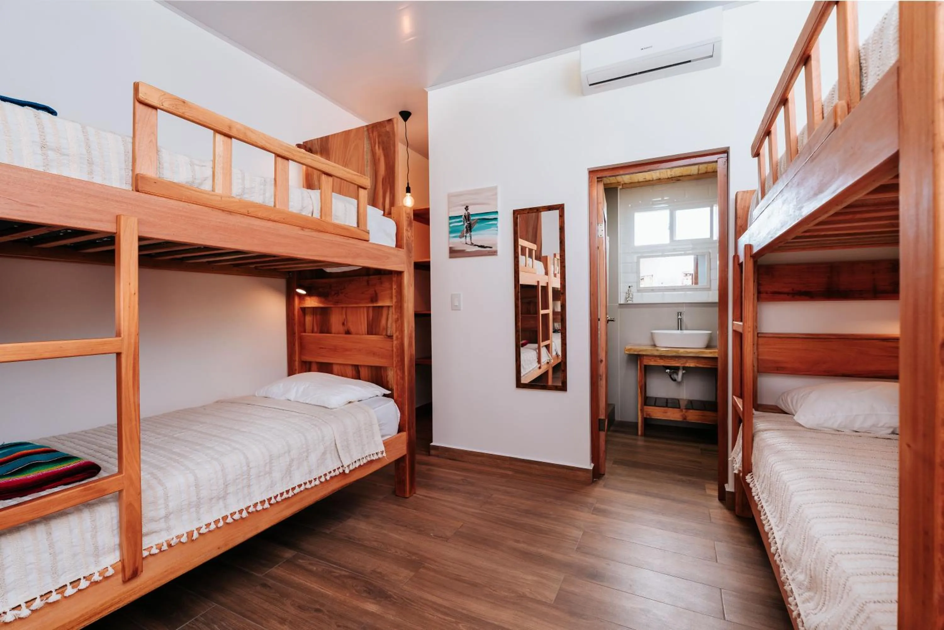 Bed in Beach Break Hotel & Surf Camp de Playa Venao