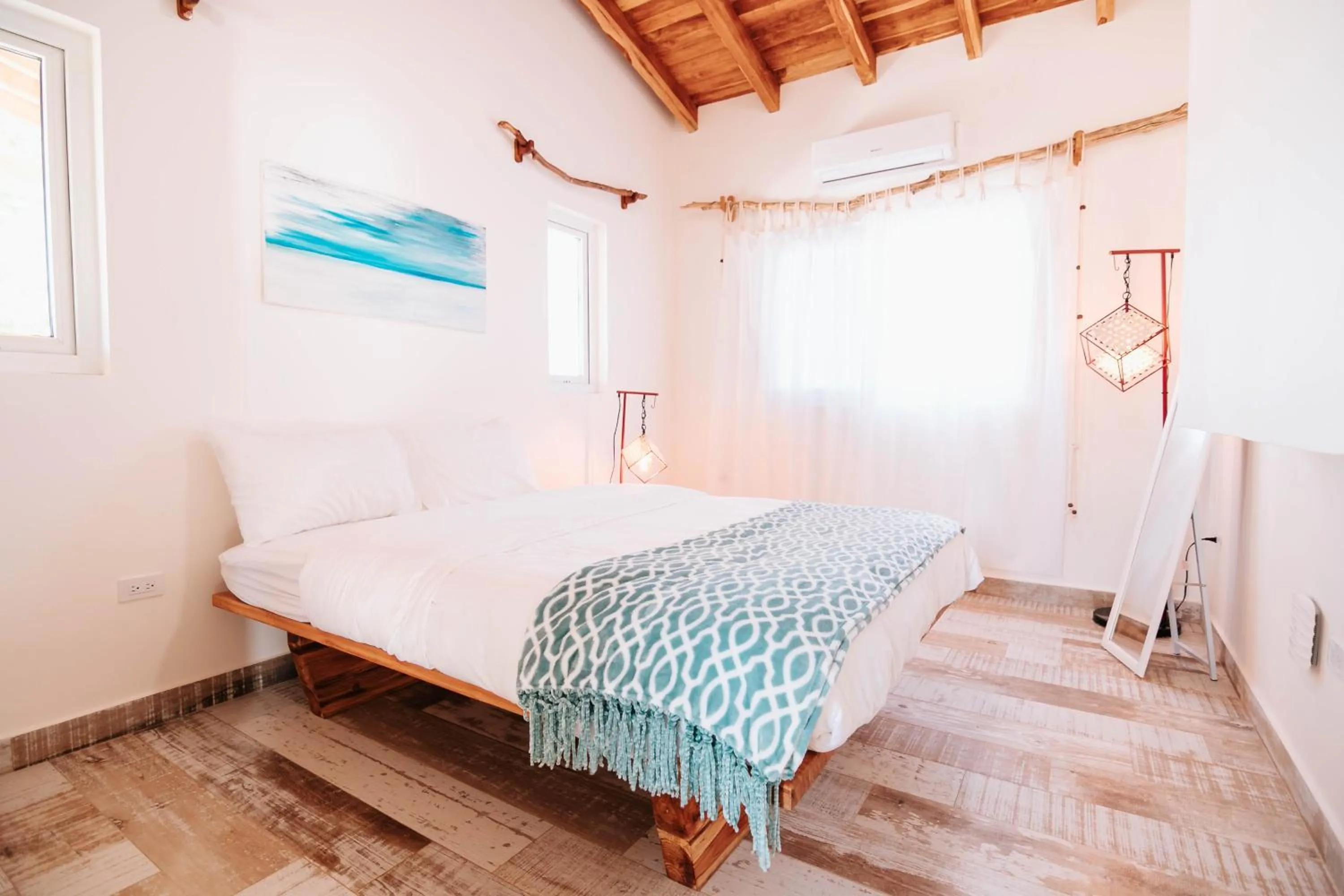 Bed in Beach Break Hotel & Surf Camp de Playa Venao