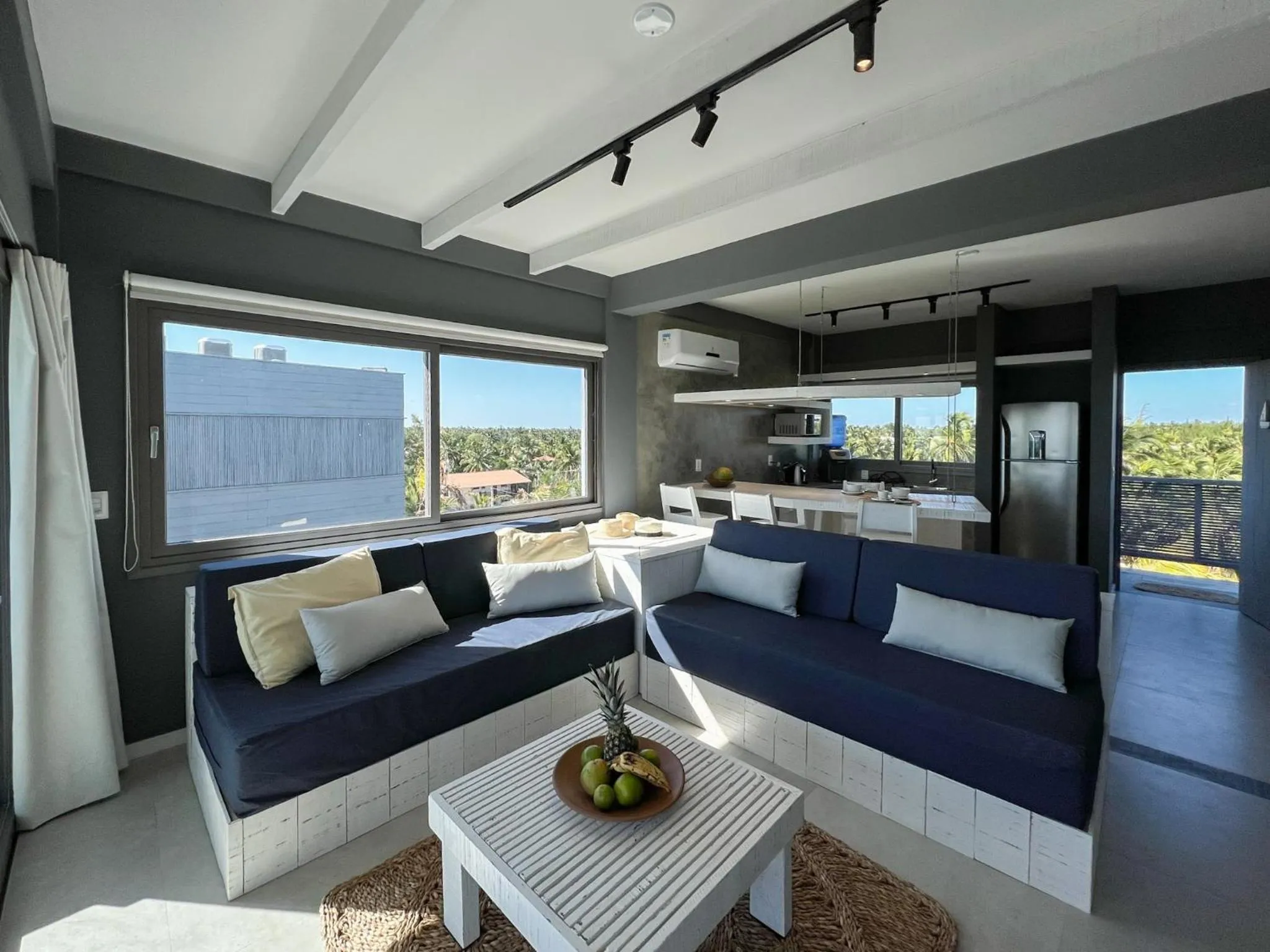 Living room in Club de Mar Condo Hotel