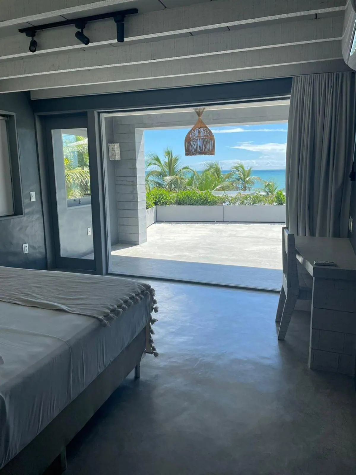 View (from property/room), Bed in Club de Mar Condo Hotel