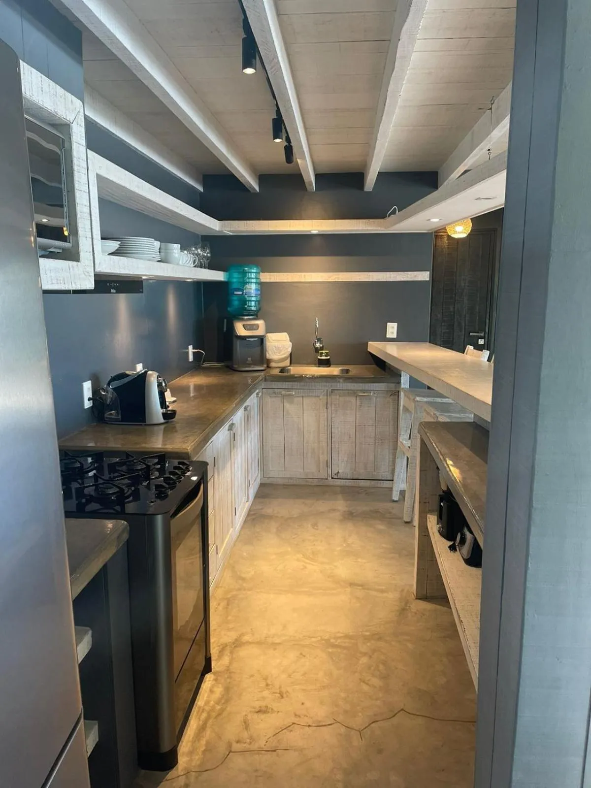 Kitchen or kitchenette in Club de Mar Condo Hotel