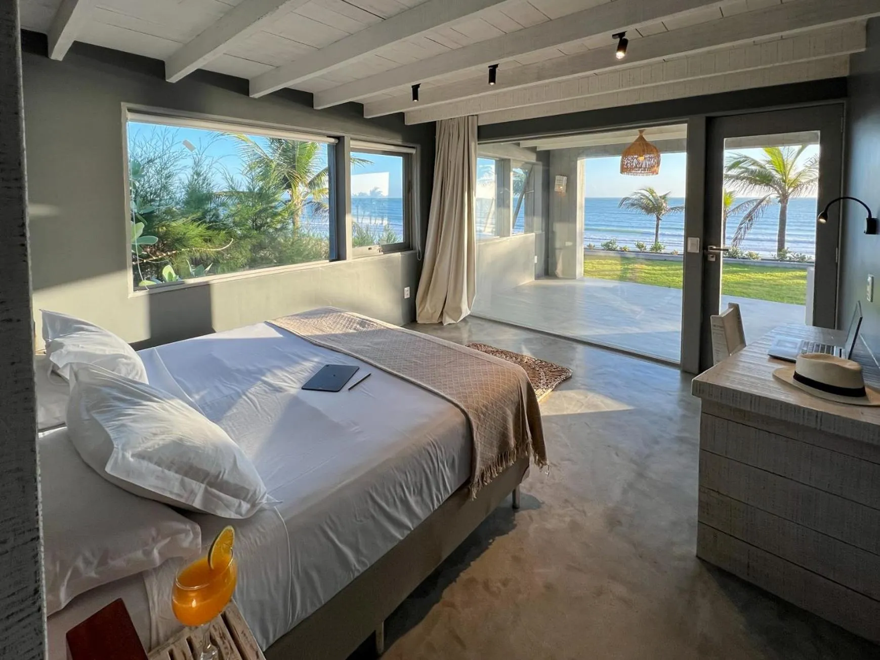 Bed in Club de Mar Condo Hotel