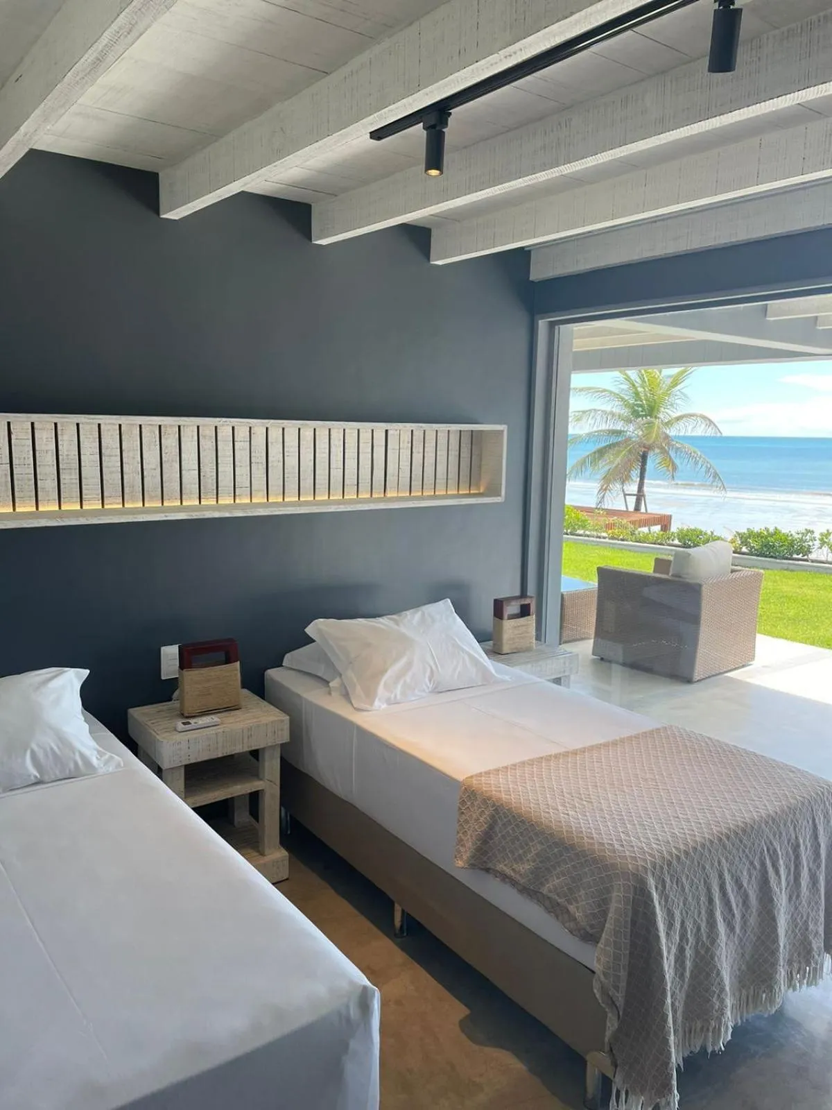 Bed in Club de Mar Condo Hotel