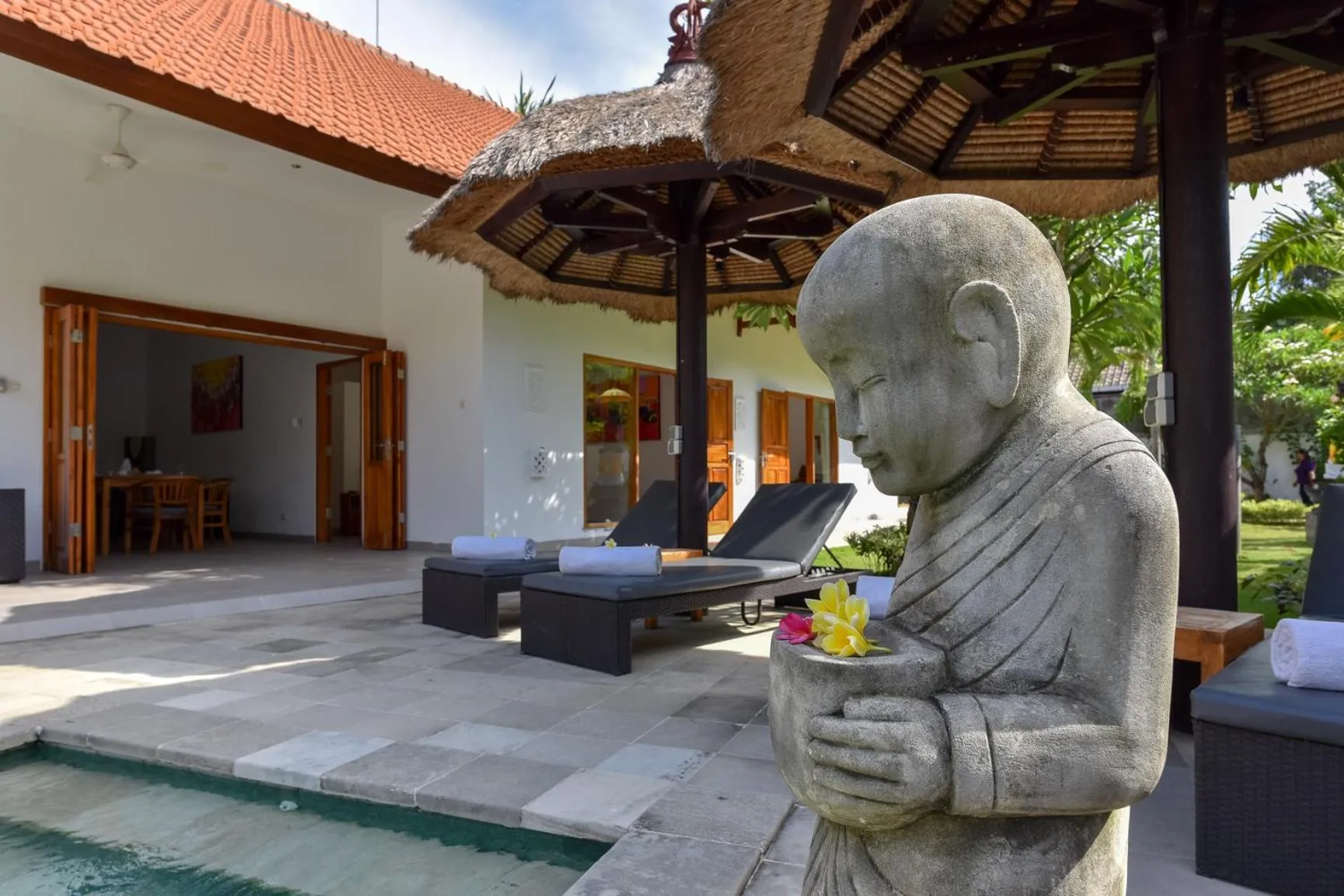 Pool view in Villa Punyan