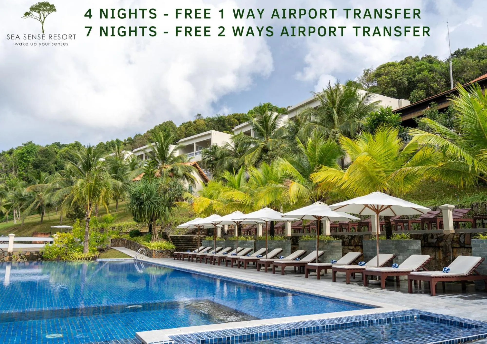 Swimming pool in Sea Sense Resort