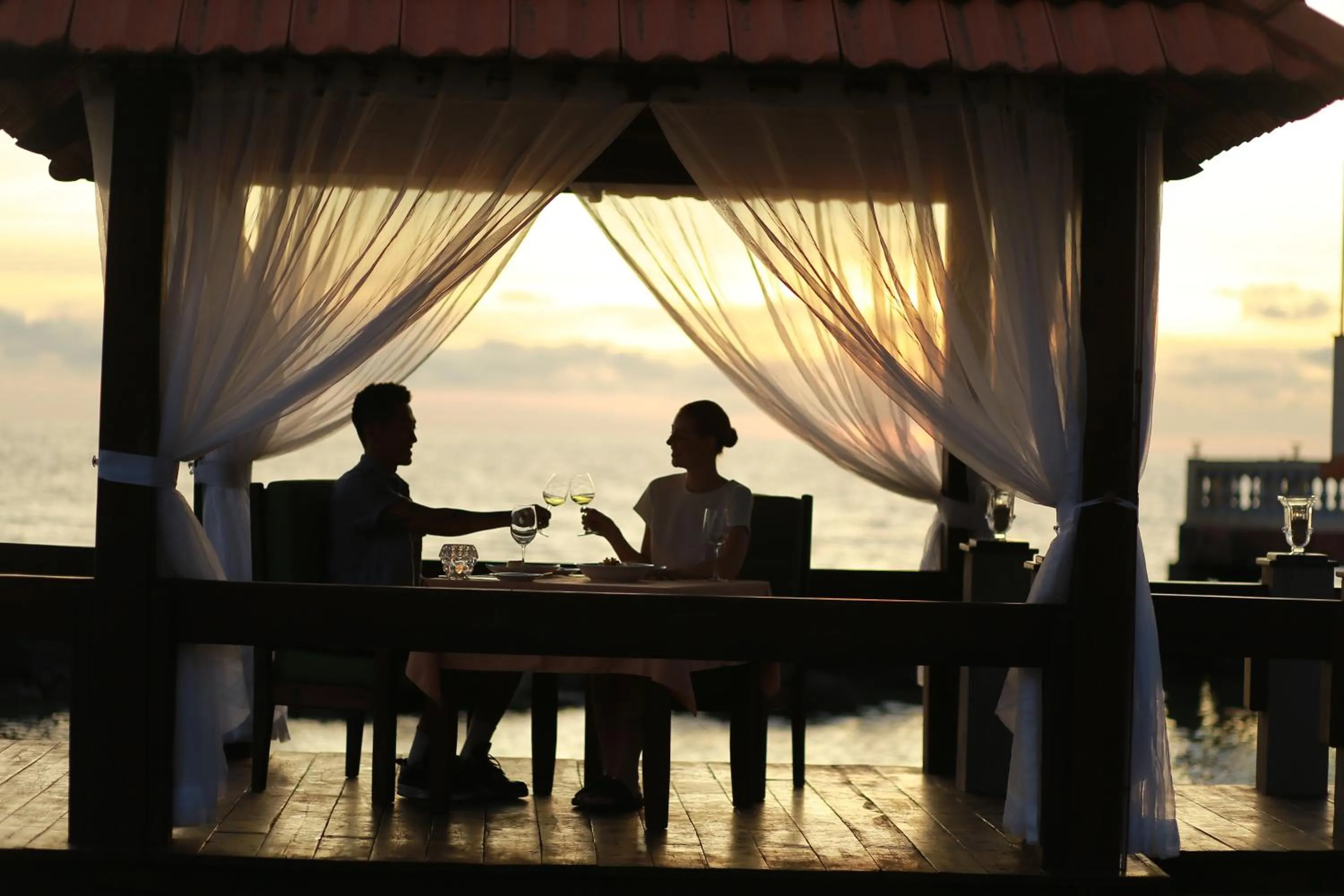 Dining area in Sea Sense Resort