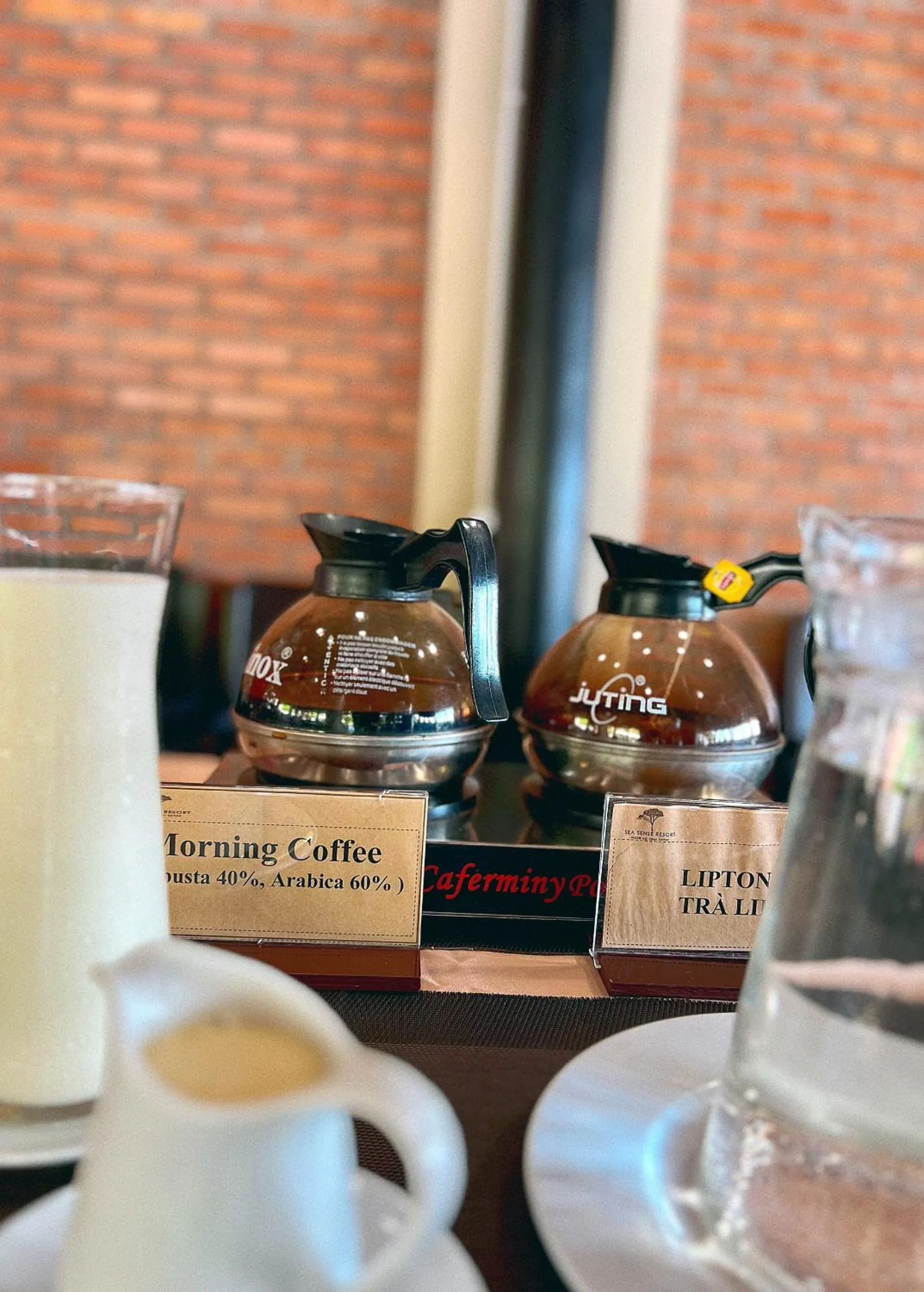 Food and drinks in Sea Sense Resort