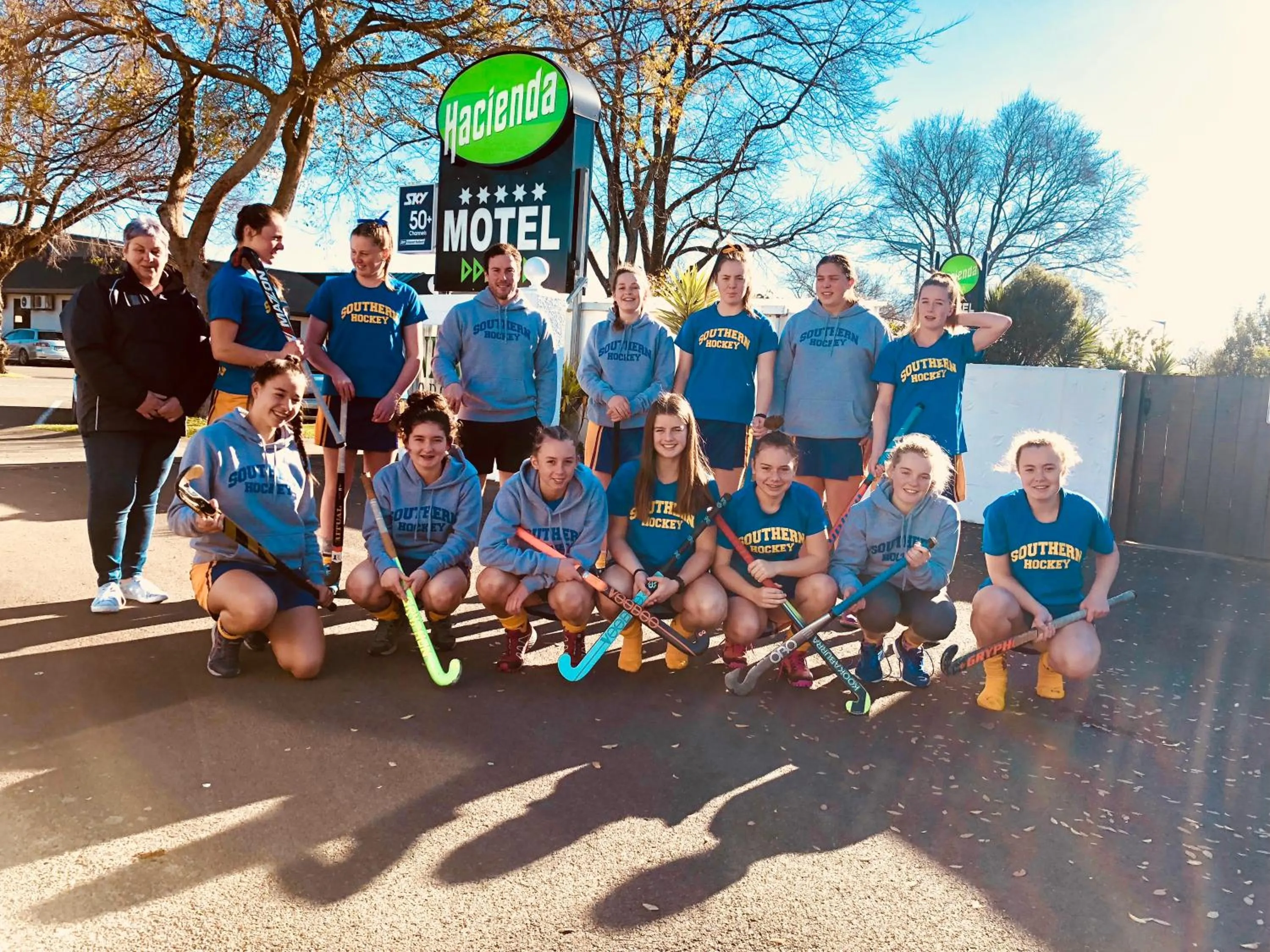 People in Hacienda Motor Lodge