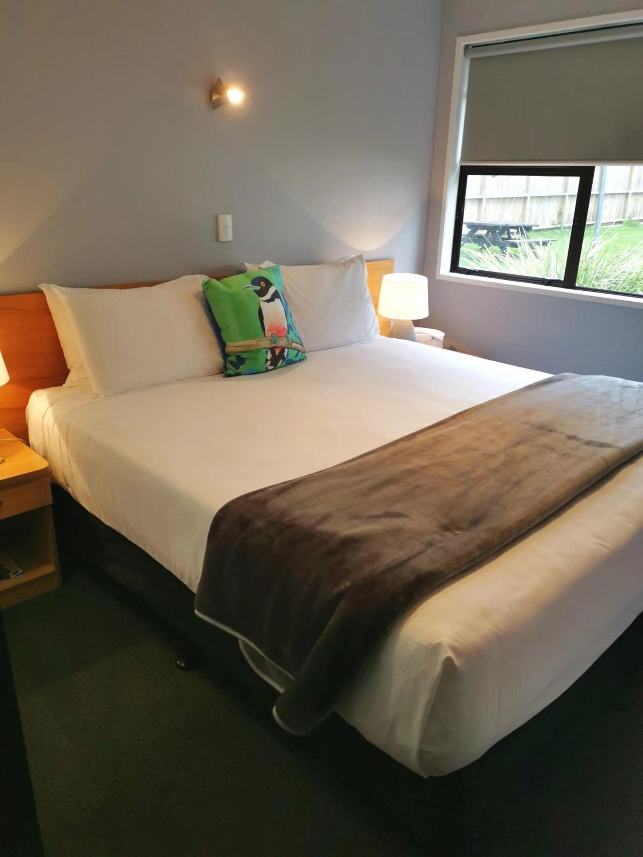 Bed in Hacienda Motor Lodge