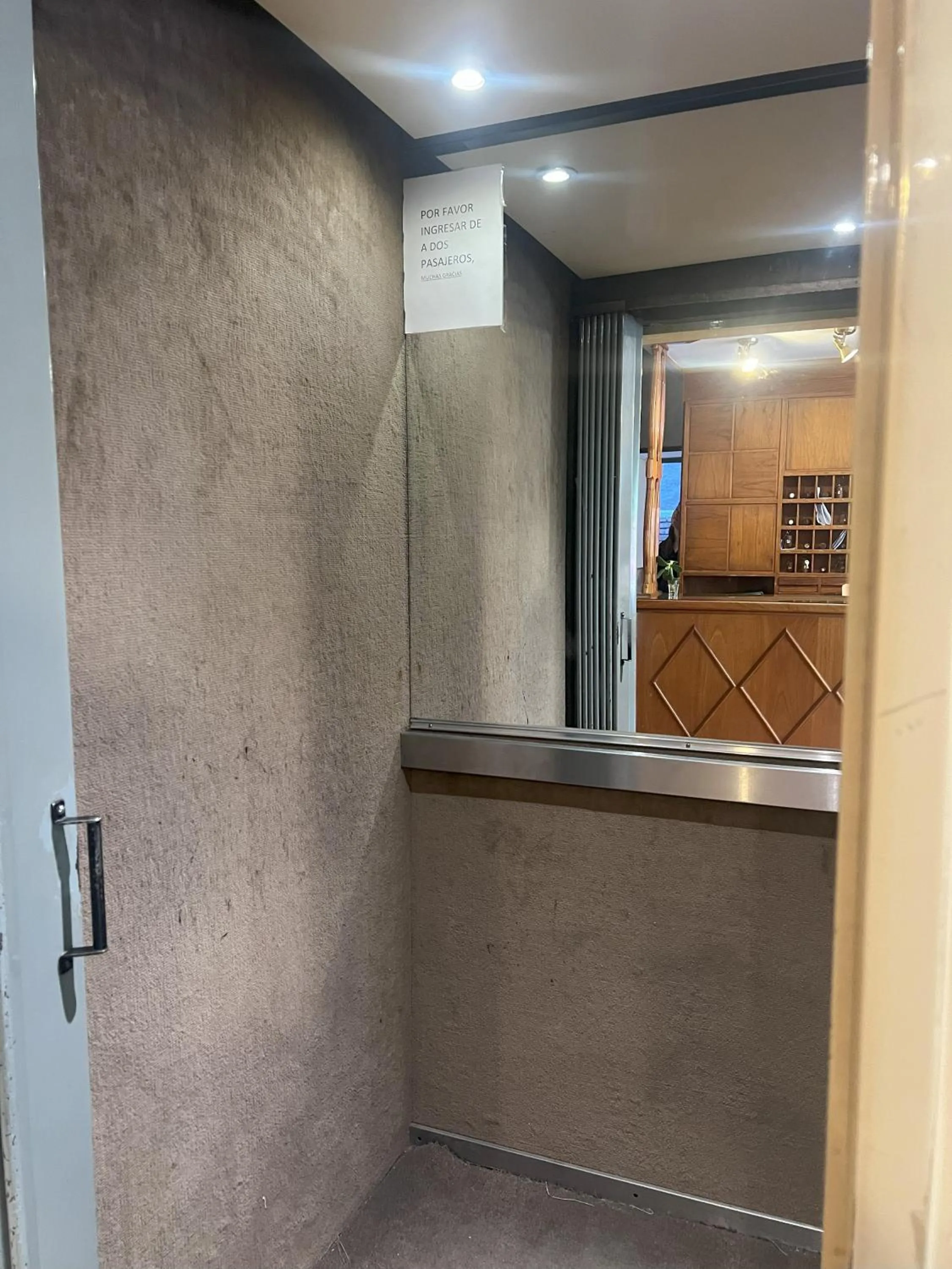 elevator in Hotel Dali