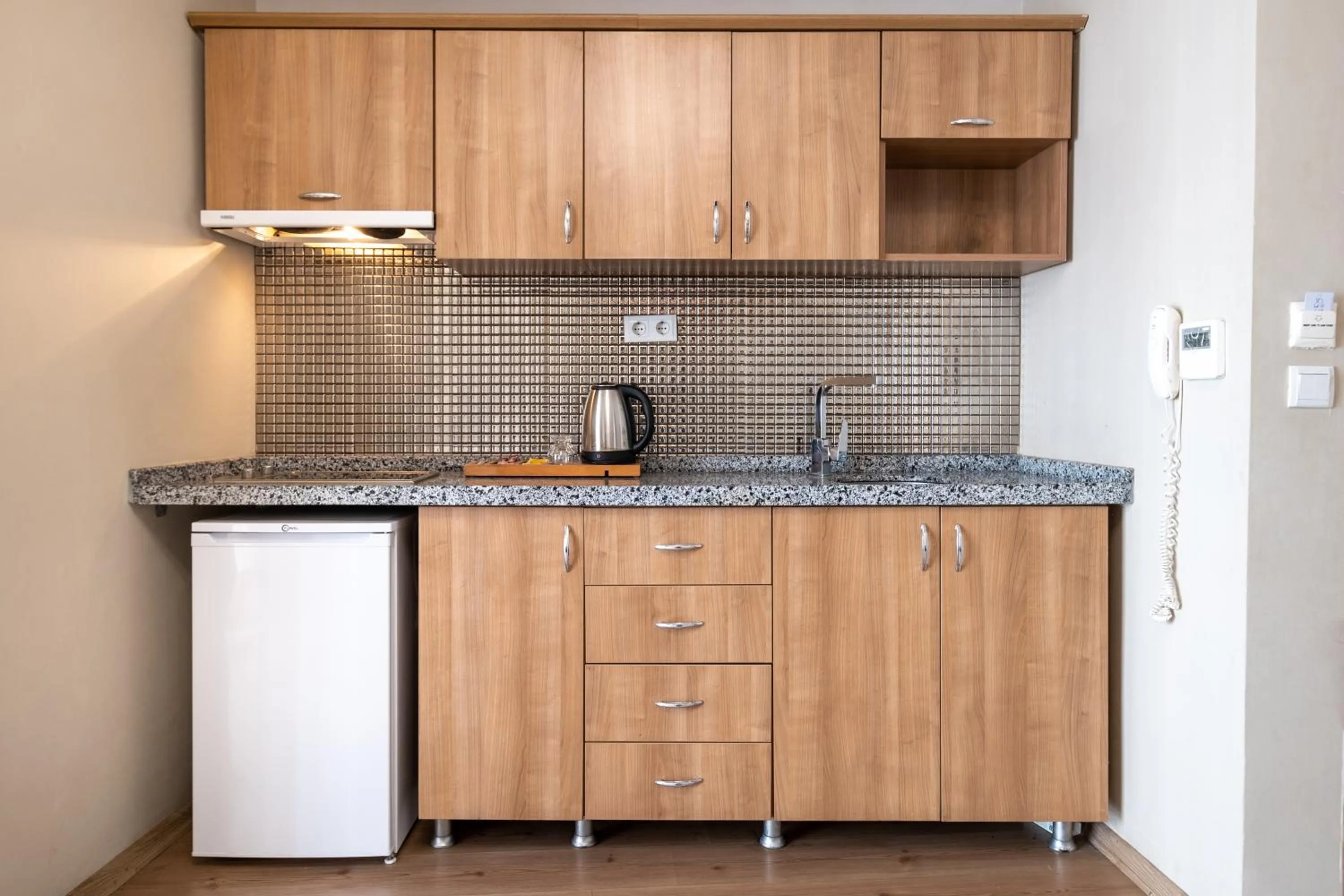 Kitchen or kitchenette in Lavin Hotel & Suites