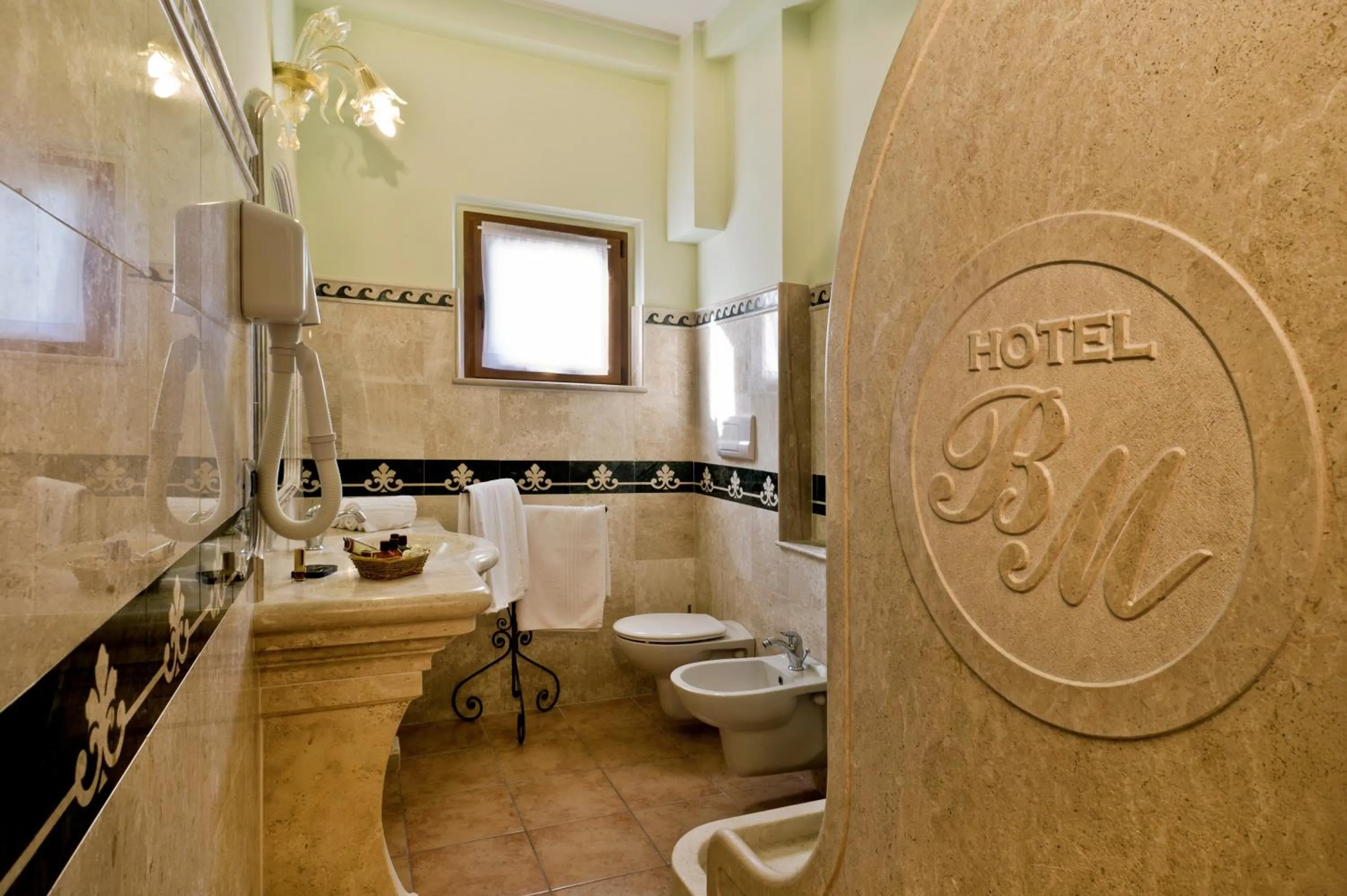 Bathroom in Hotel Brancamaria