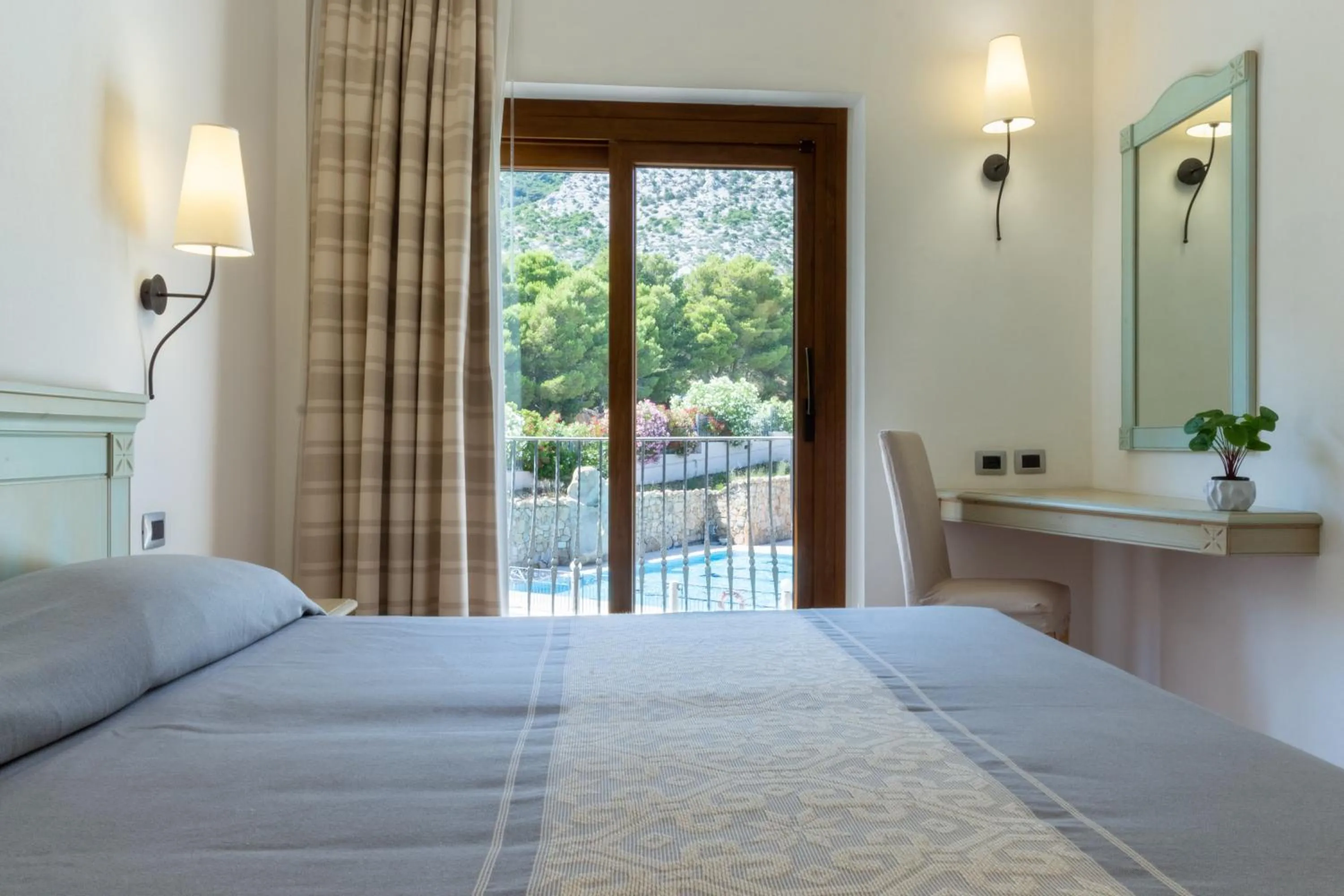 View (from property/room), Bed in Hotel Brancamaria