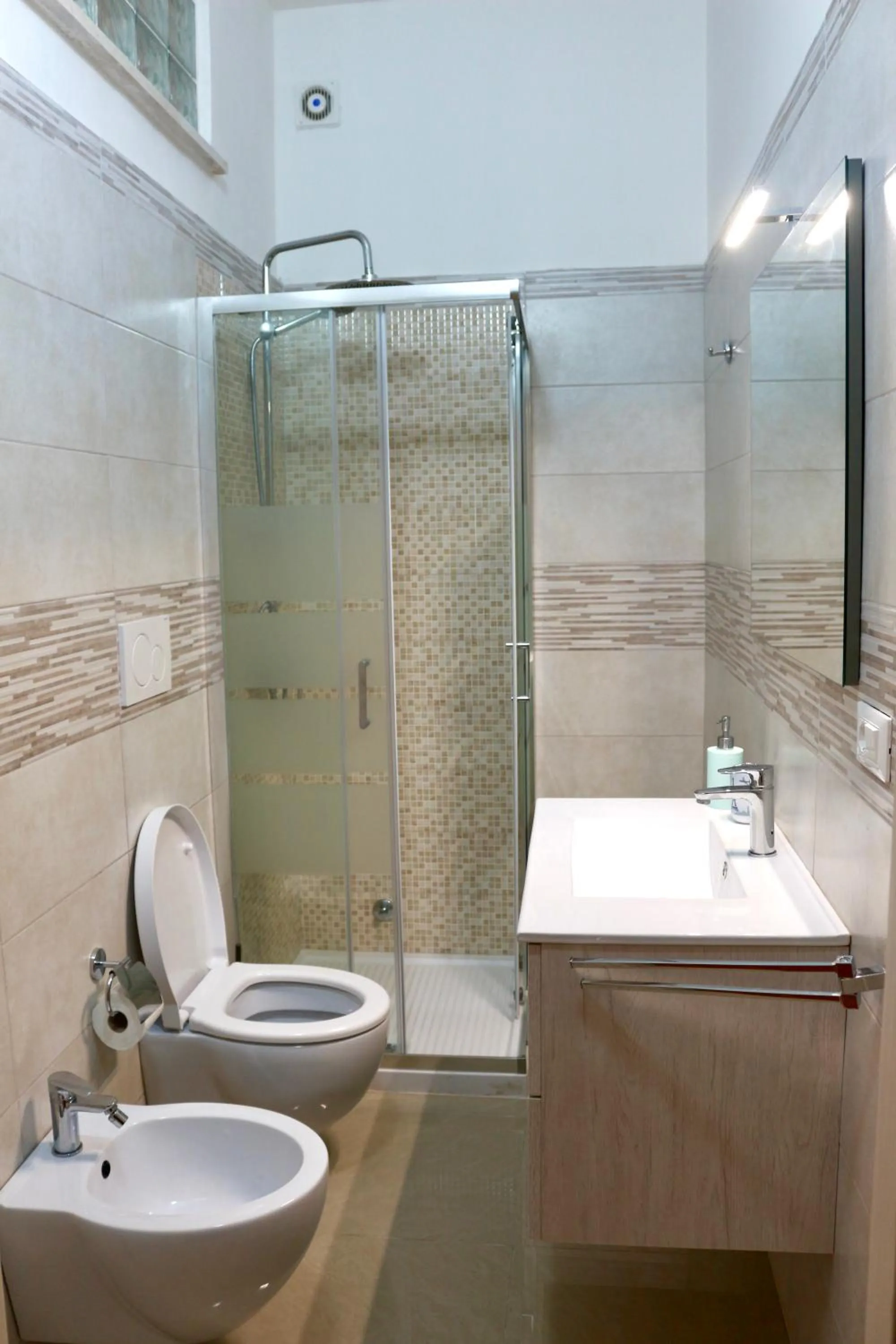 Shower, Bathroom in Monte Cuccu Bed & Breakfast