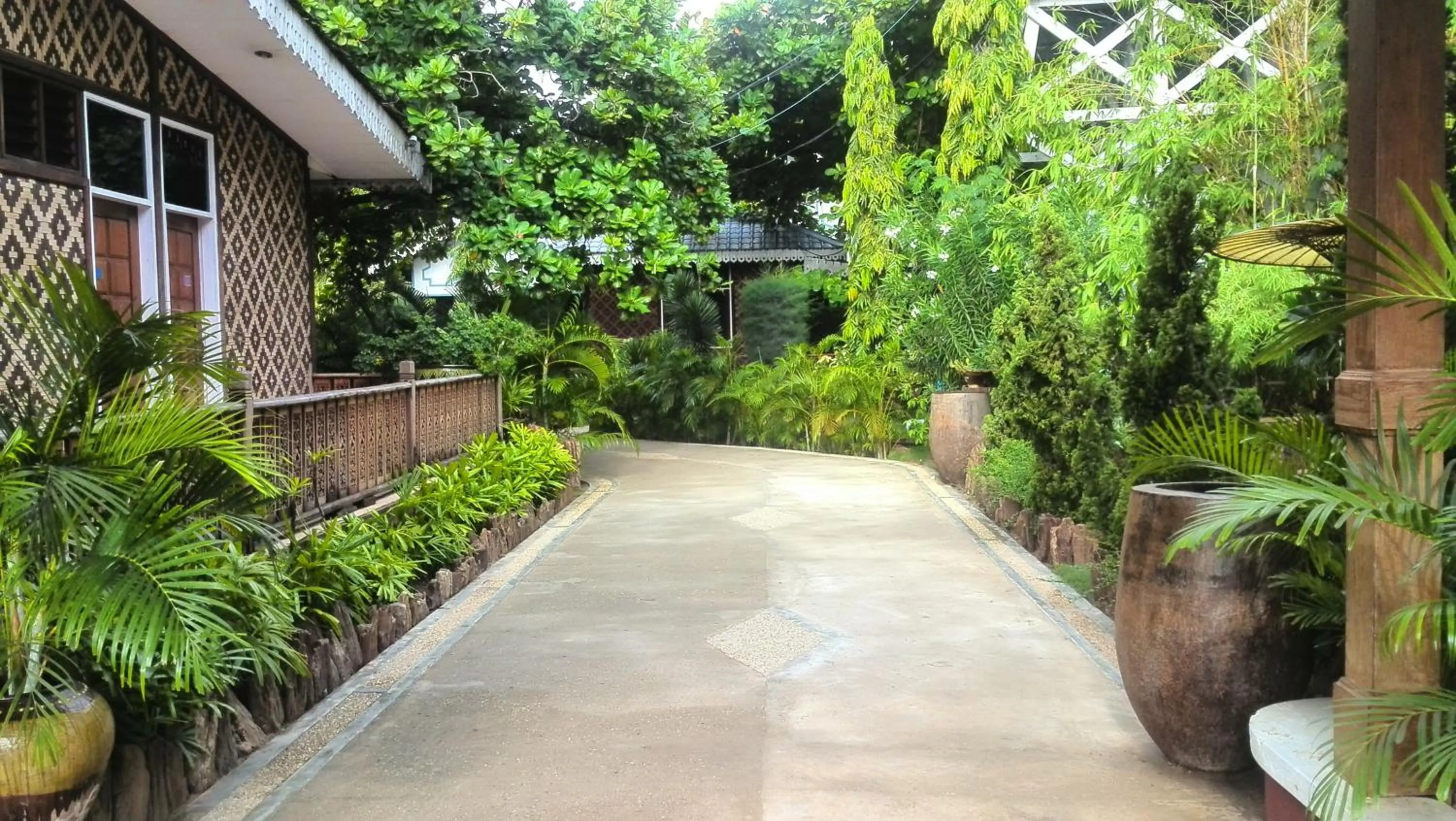 Garden view in Ruby True Hotel