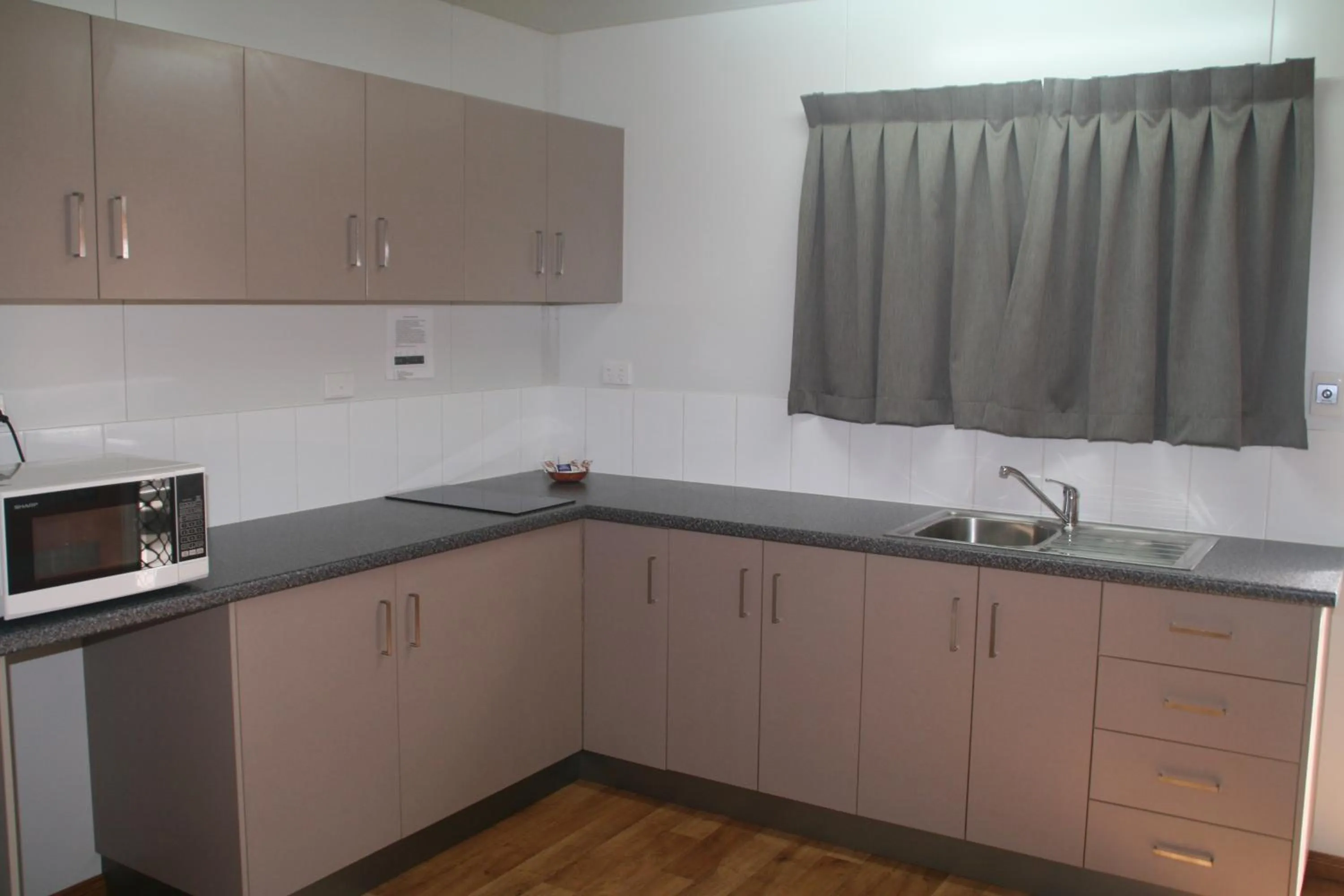 Kitchen or kitchenette in Charters Towers Tourist Park