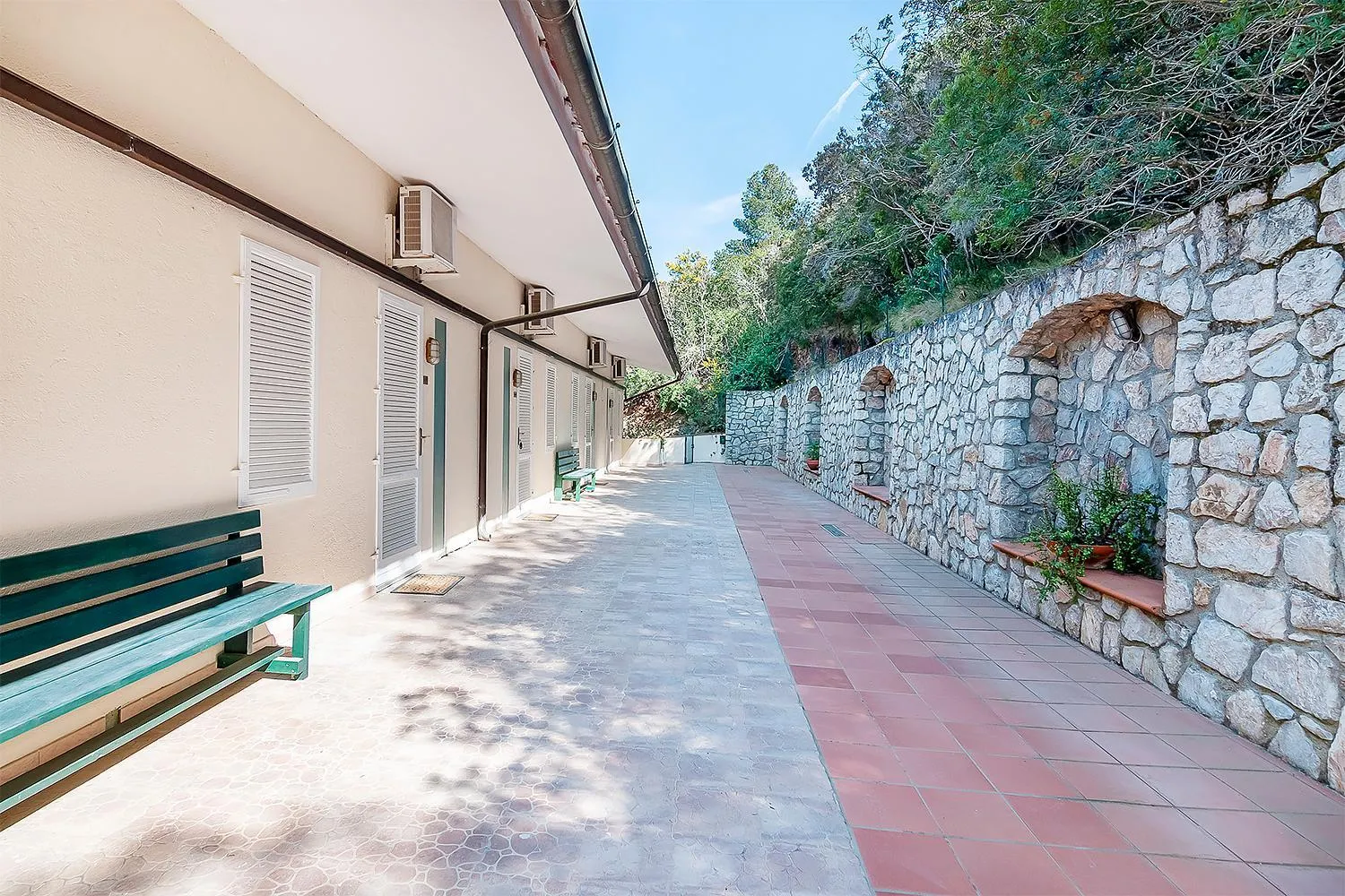 Patio in Hotel Capo Di Stella