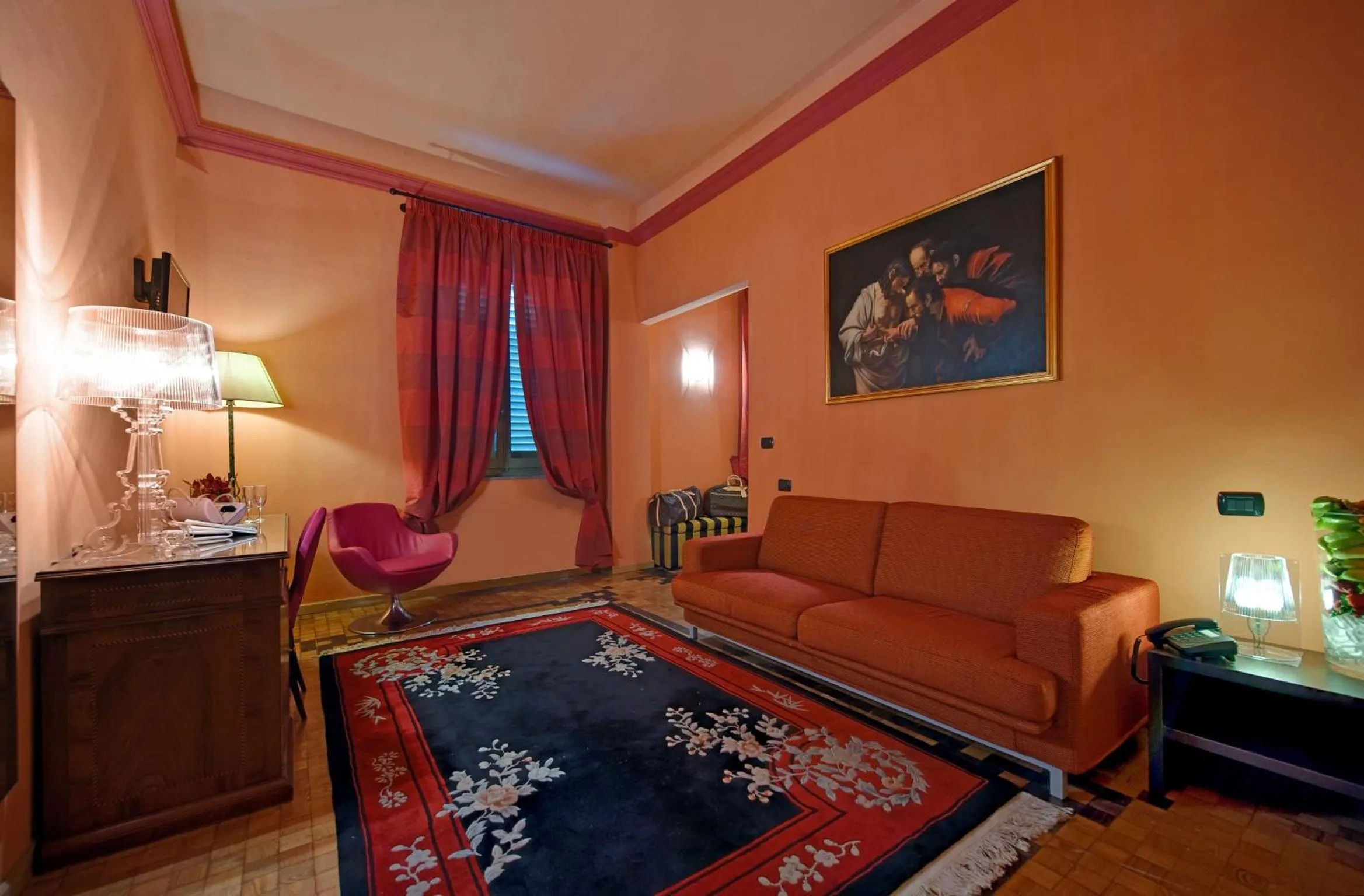 Seating area in Grand Hotel Nizza Et Suisse