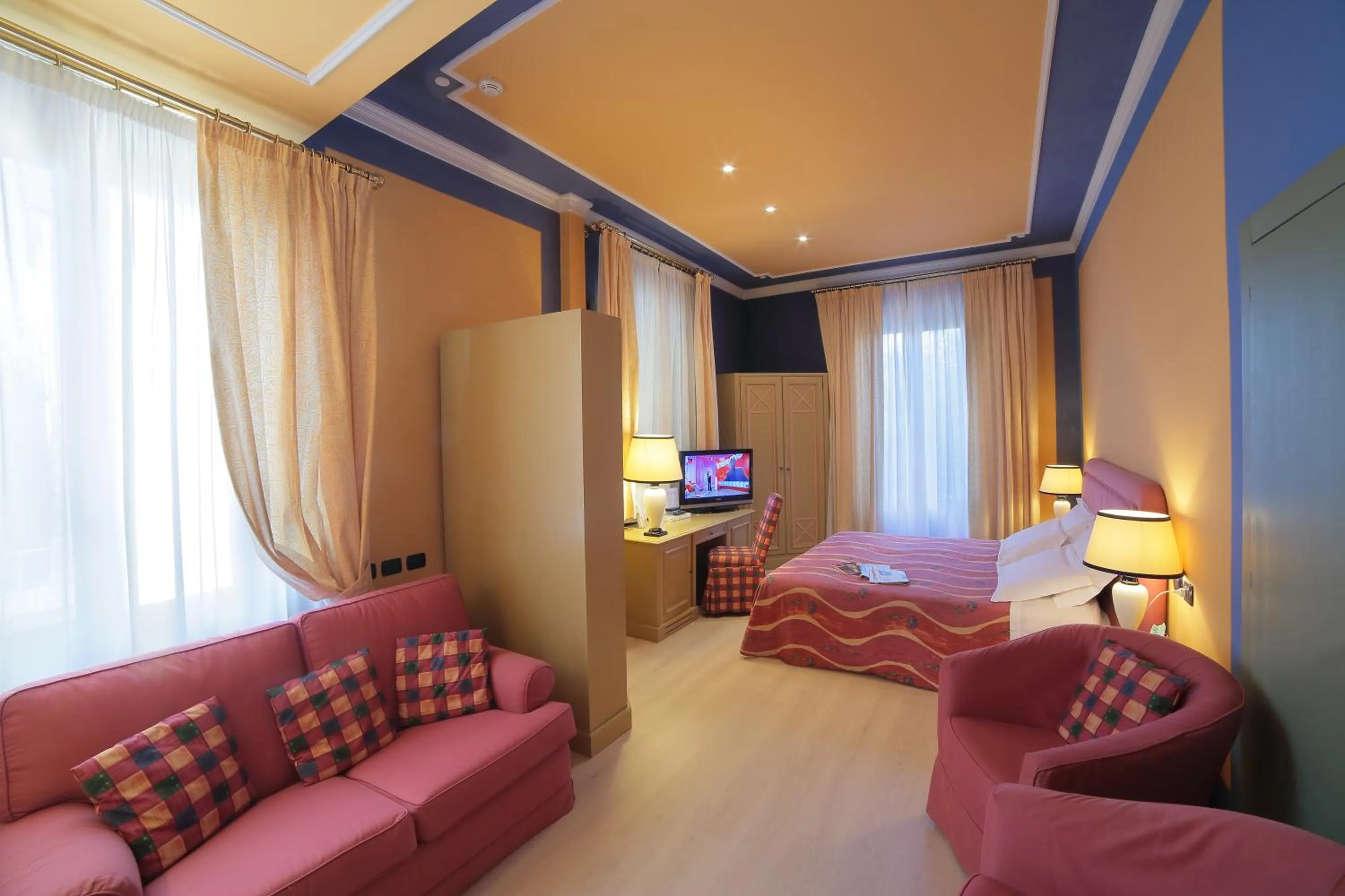 Bedroom in Grand Hotel Nizza Et Suisse