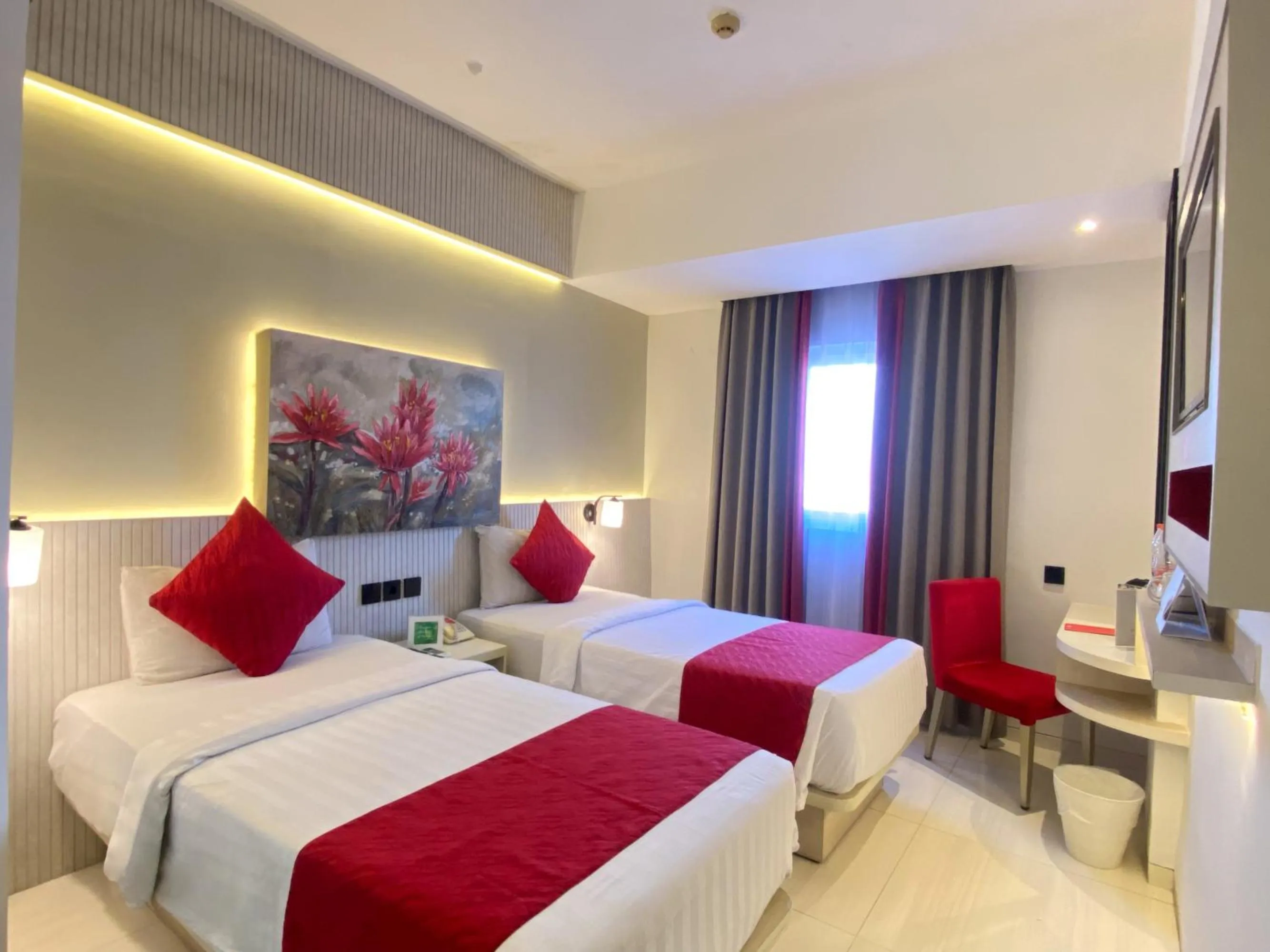 Bedroom, Bed in HOM Hotel Kudus by Horison Group