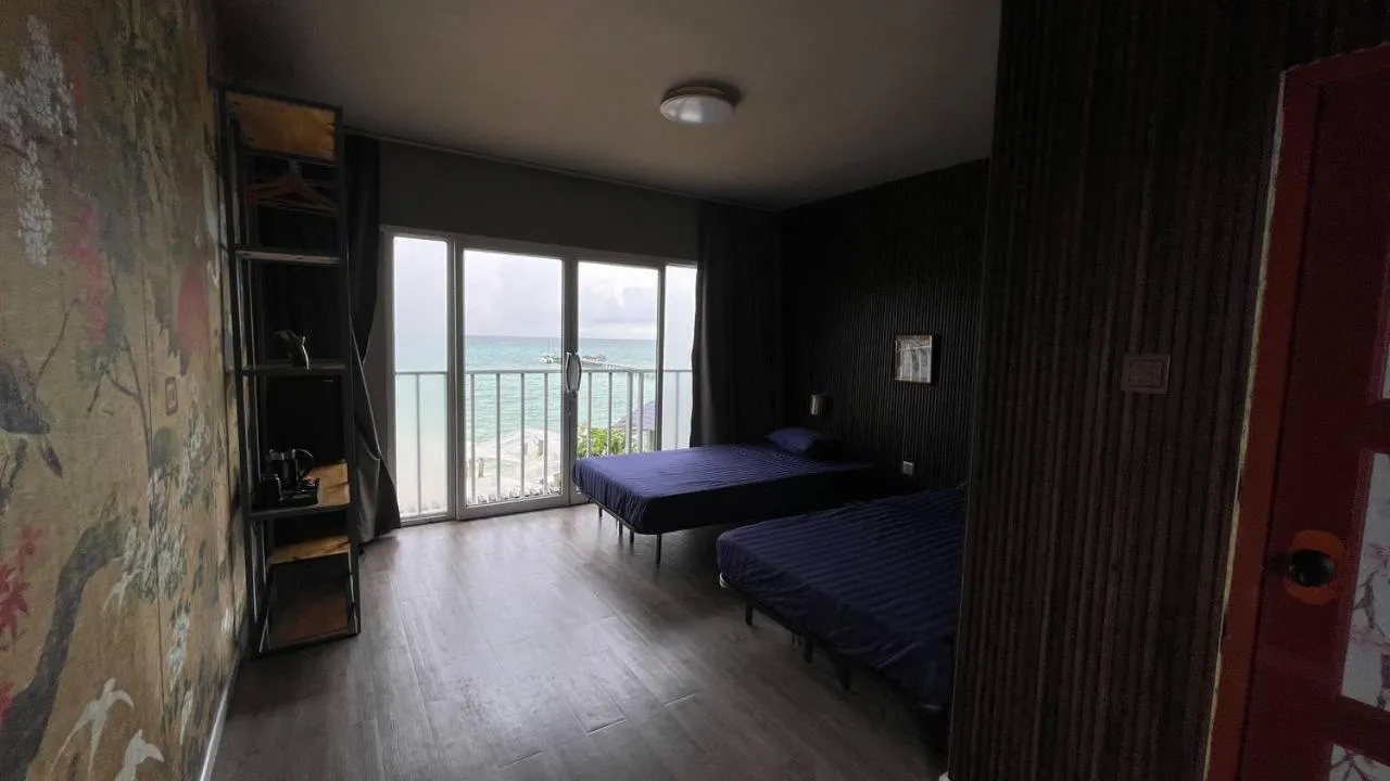 Bed in WHITE SAND ARK RESORT