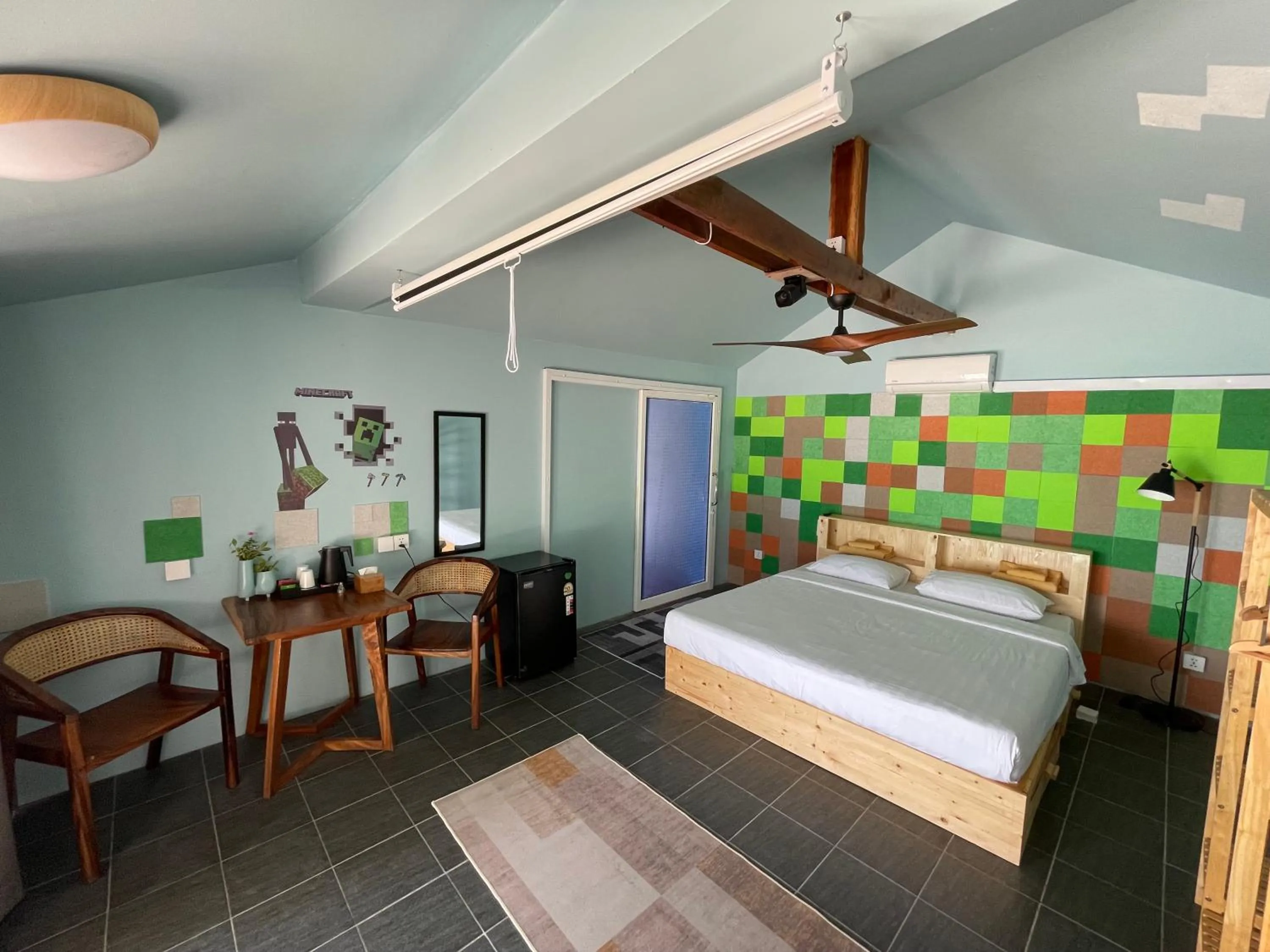 Bed in WHITE SAND ARK RESORT