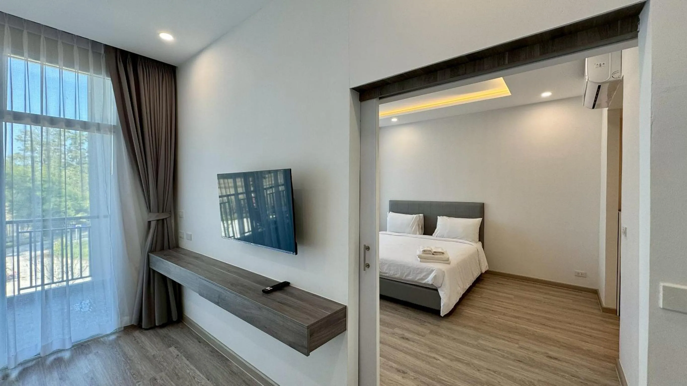 TV and multimedia, Bed in Baan Suan Khun Ta and Golf Resort