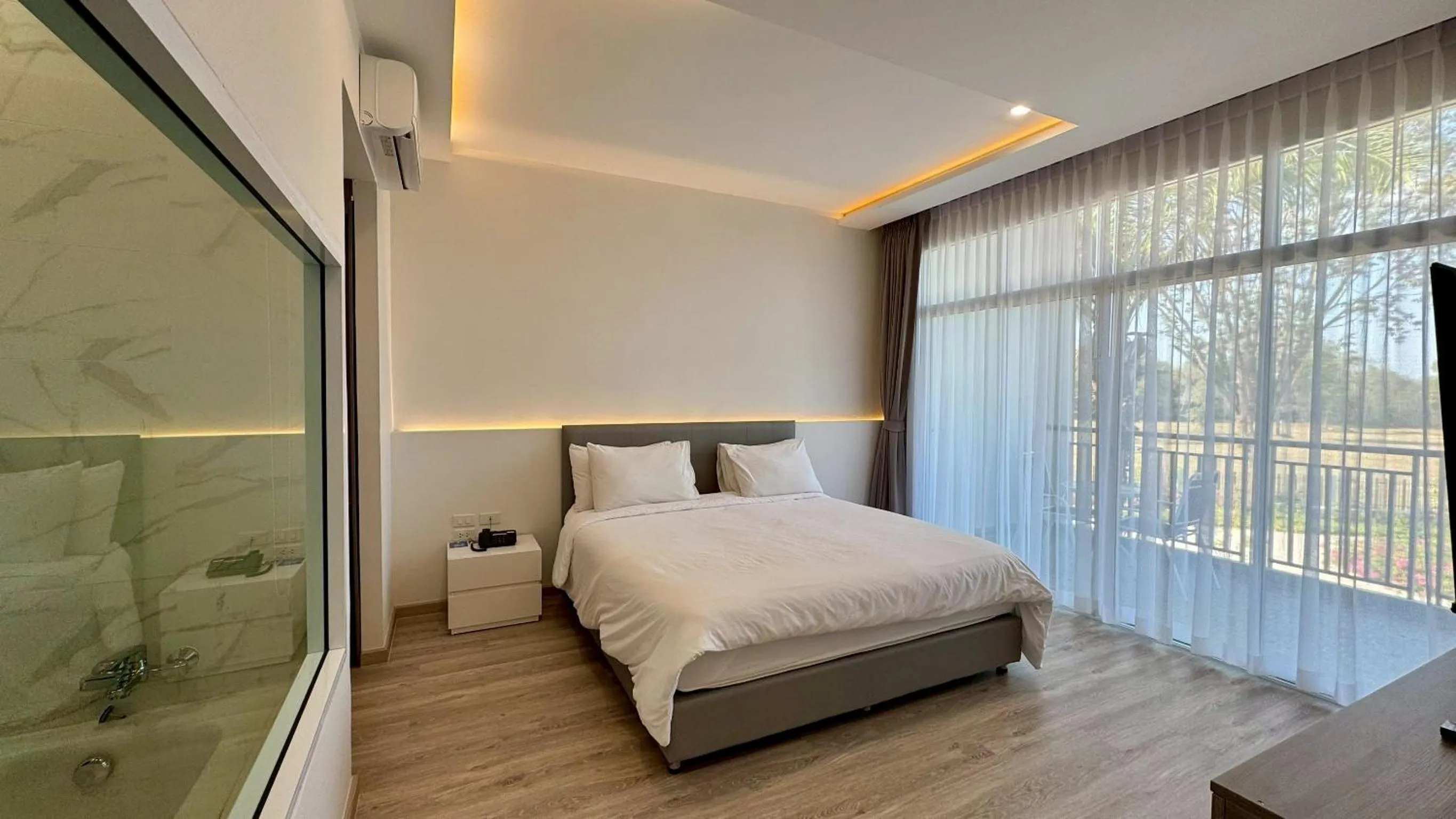 Bed in Baan Suan Khun Ta and Golf Resort