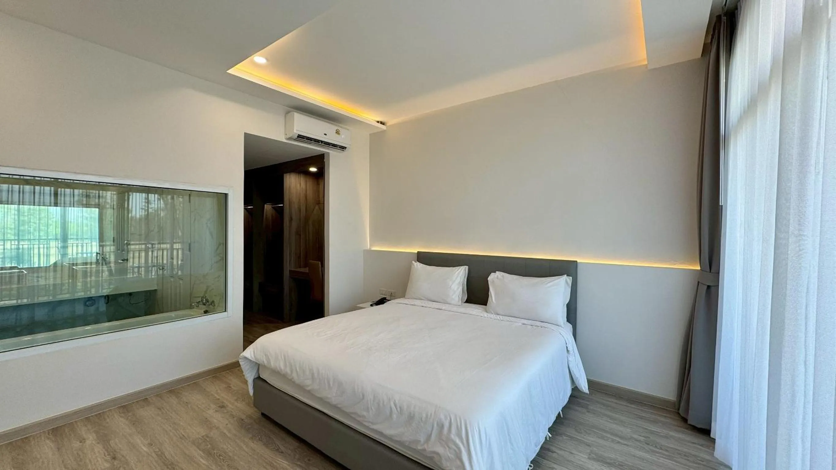 Bed in Baan Suan Khun Ta and Golf Resort