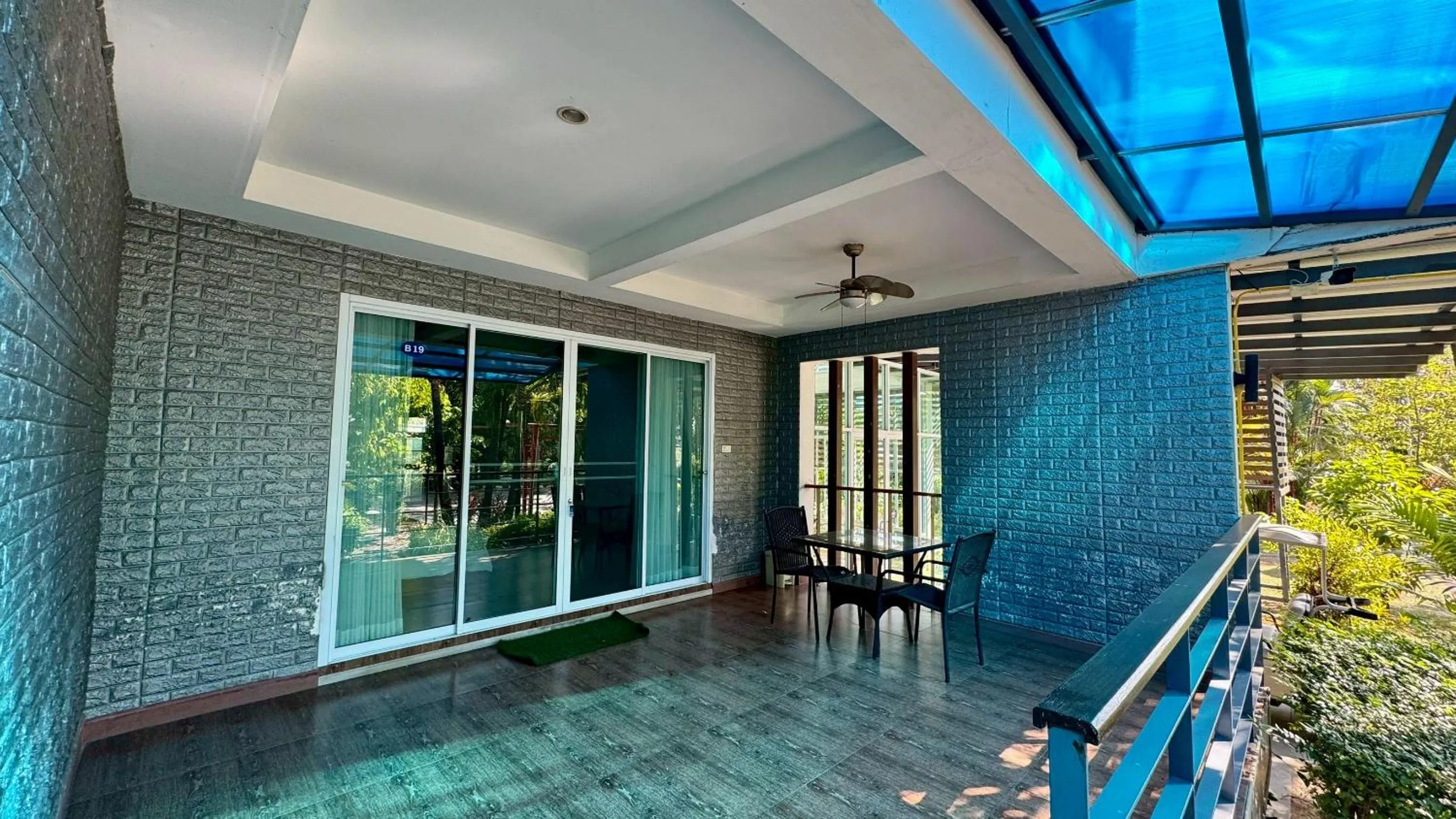 Balcony/Terrace in Baan Suan Khun Ta and Golf Resort