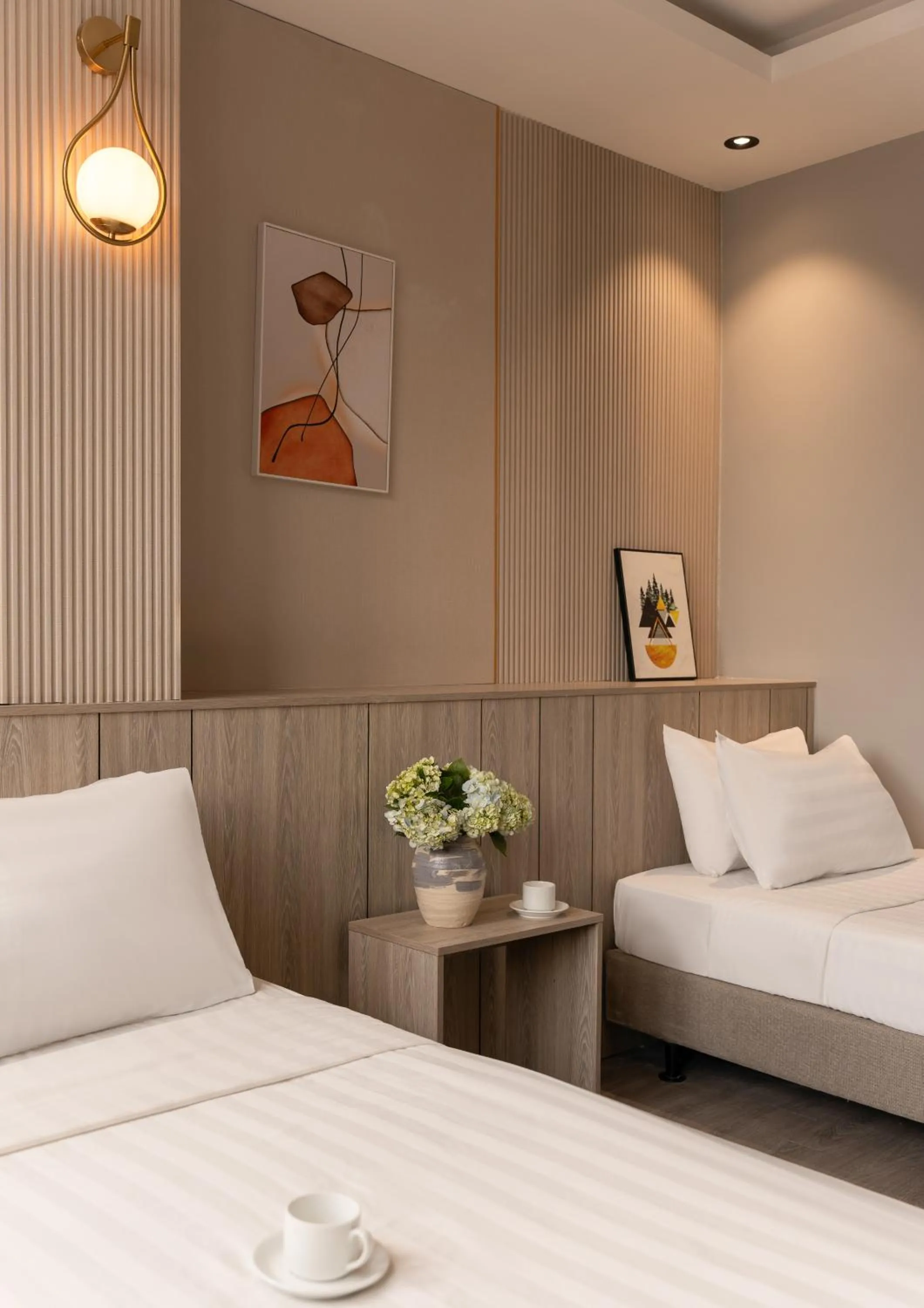 Bed in The Cozy Inn Hotel Ho Chi Minh