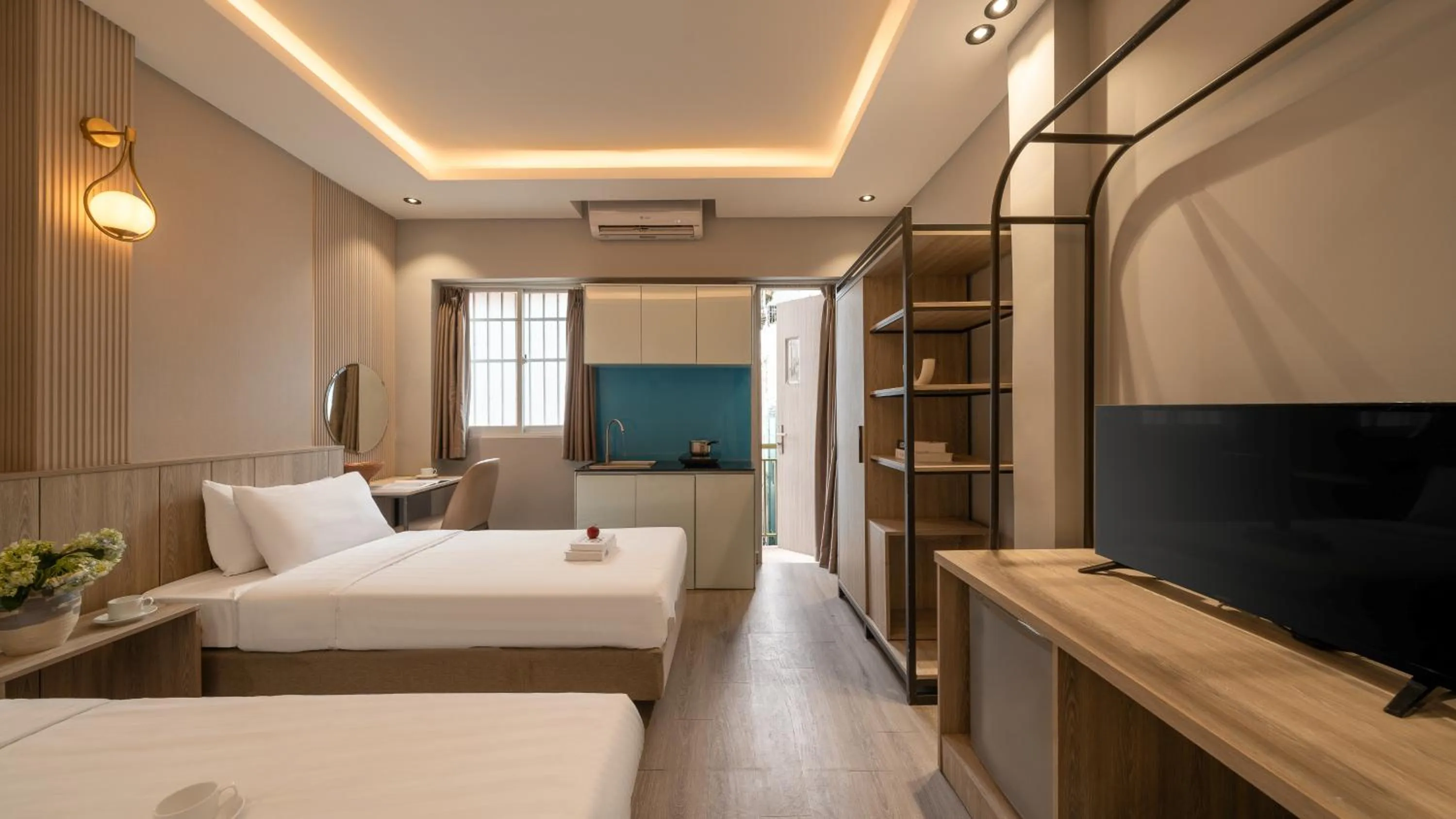 Bed in The Cozy Inn Hotel Ho Chi Minh