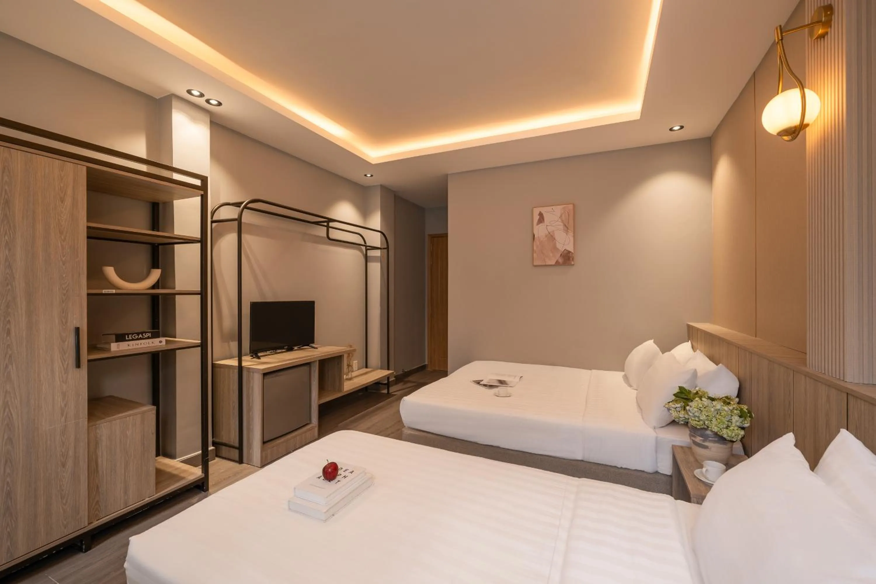 Bed in The Cozy Inn Hotel Ho Chi Minh