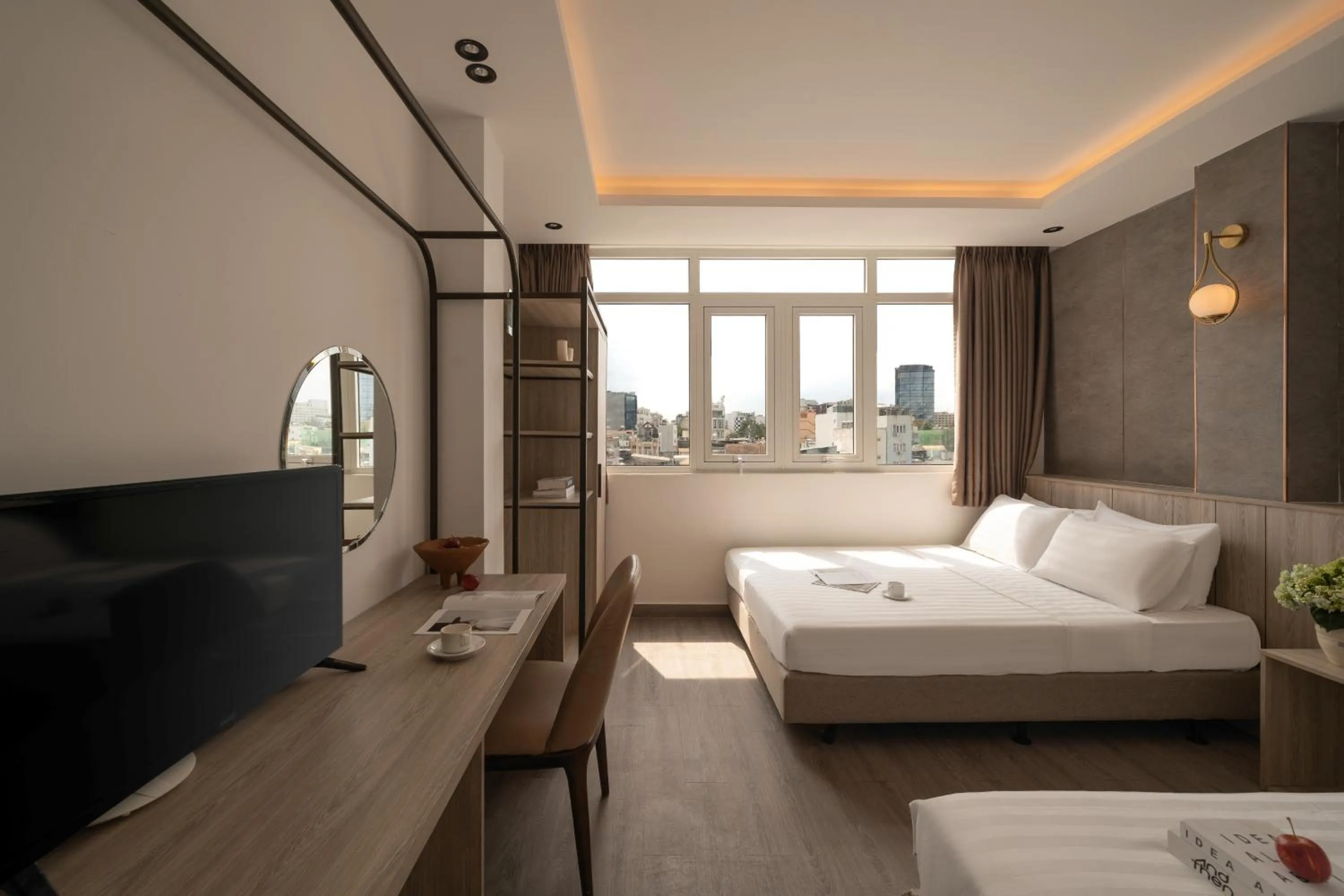 Bed in The Cozy Inn Hotel Ho Chi Minh