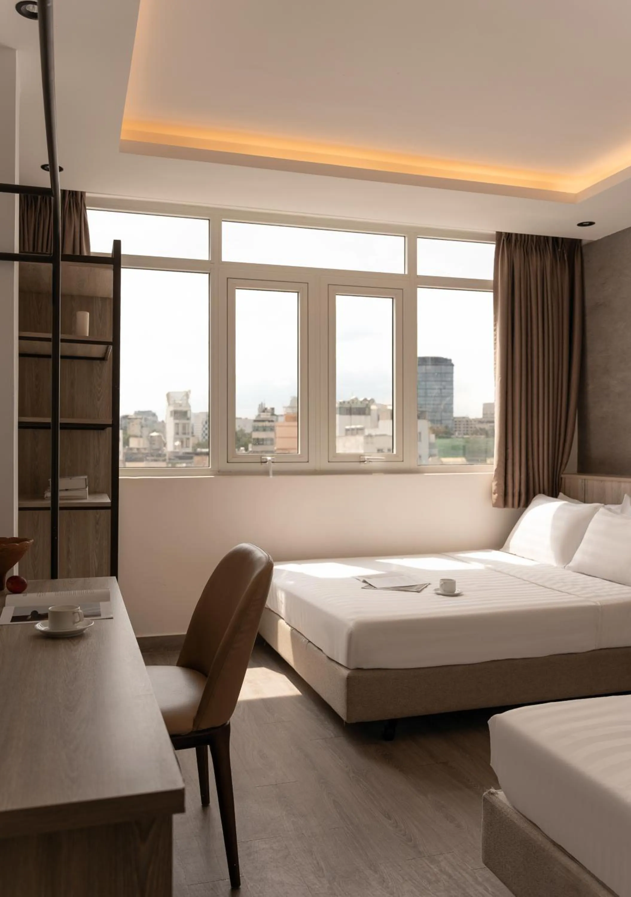 Bed in The Cozy Inn Hotel Ho Chi Minh