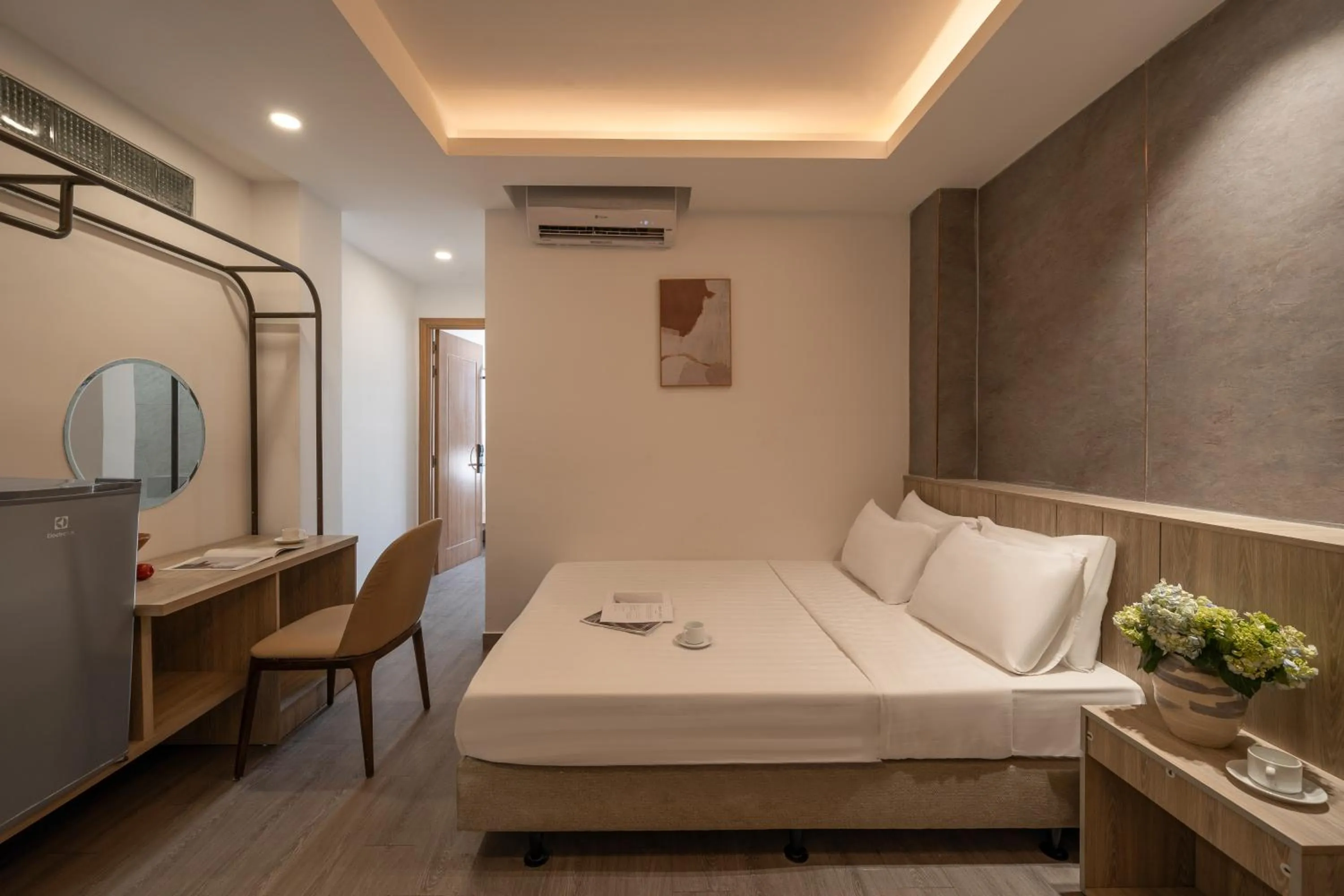 Bed in The Cozy Inn Hotel Ho Chi Minh