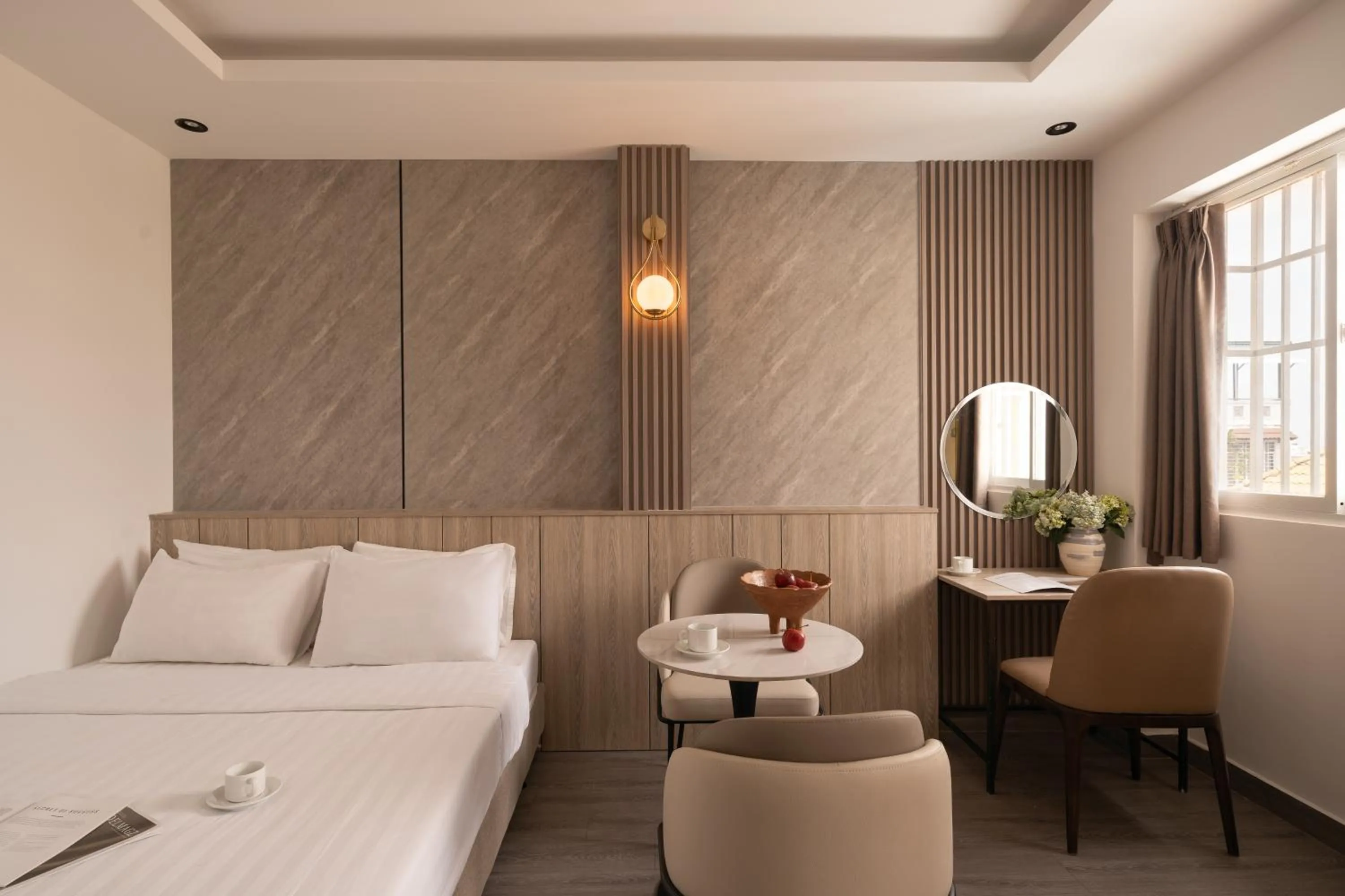 Bed in The Cozy Inn Hotel Ho Chi Minh