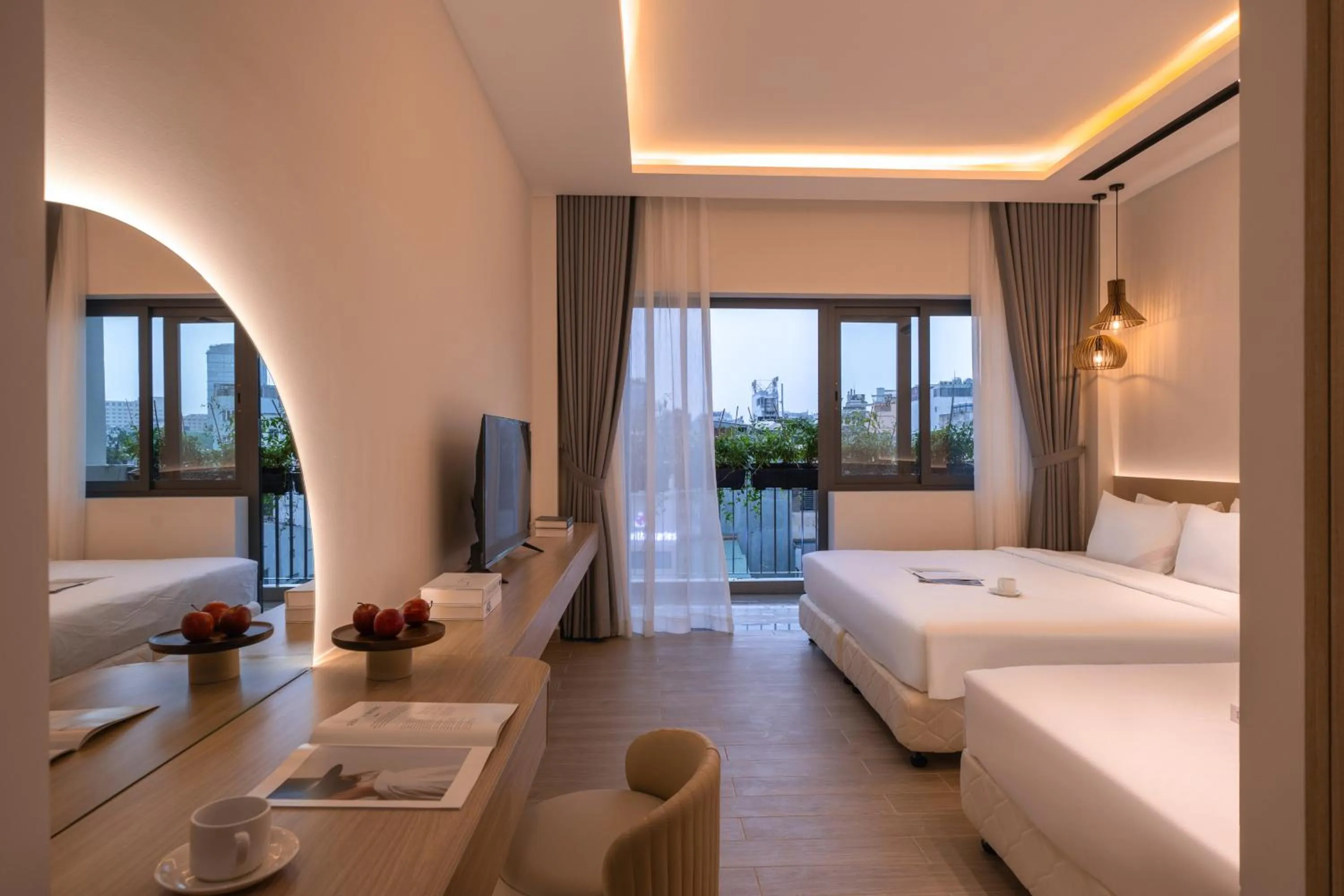 Bed in The Cozy Inn Hotel Ho Chi Minh